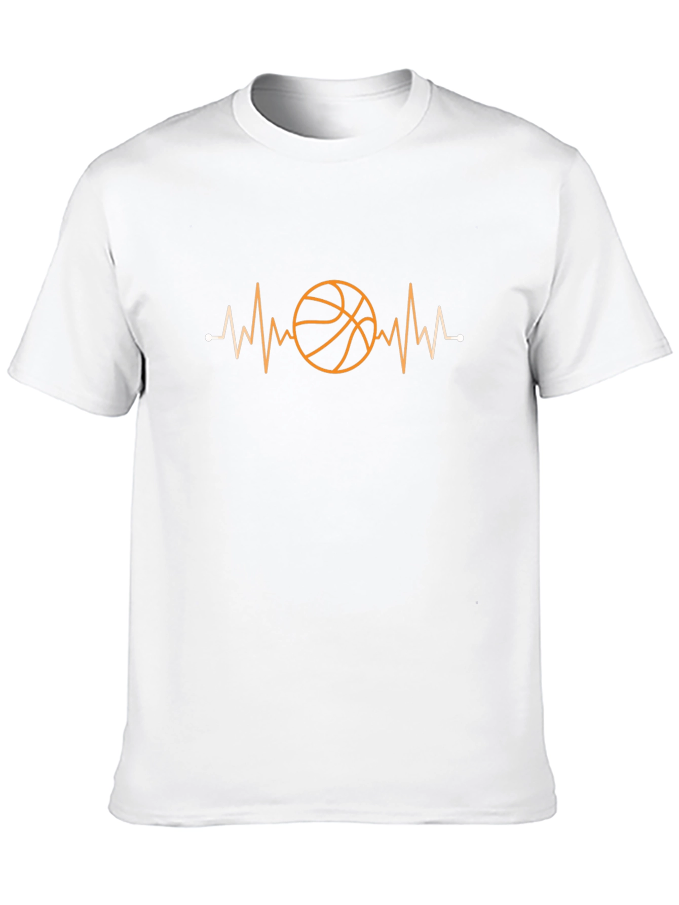 Basketball Heartbeat T-Shirt - Graphic Tee
