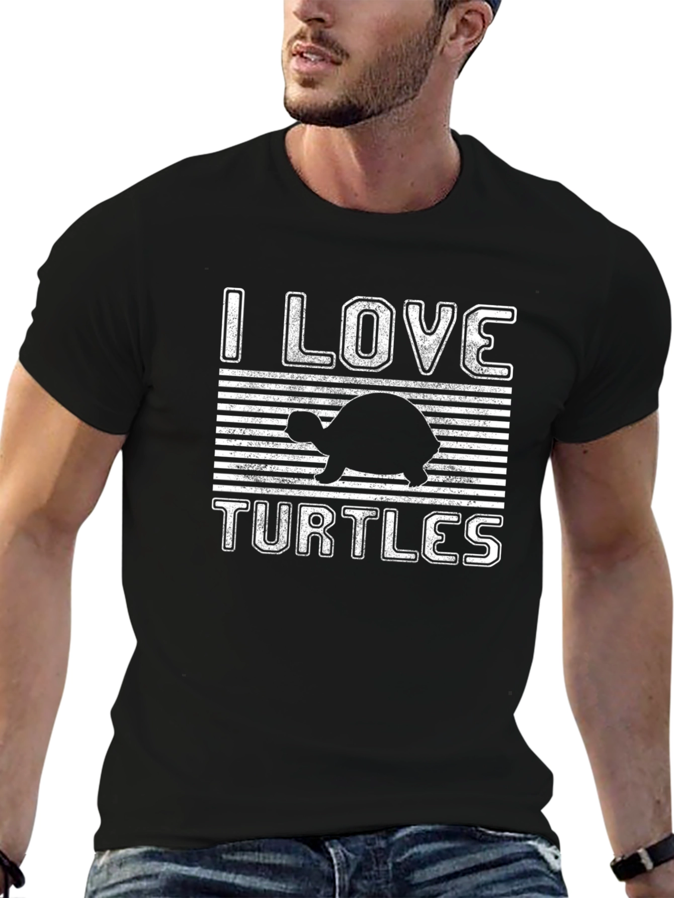 I Love Turtles Graphic T-Shirt