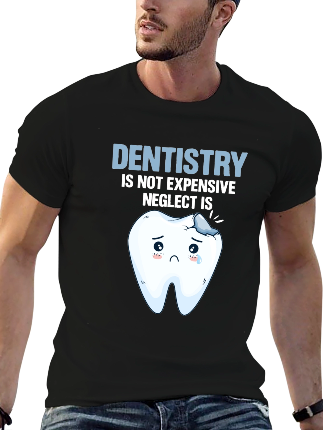 Dentistry Humor T-Shirt - Neglect is Expensive