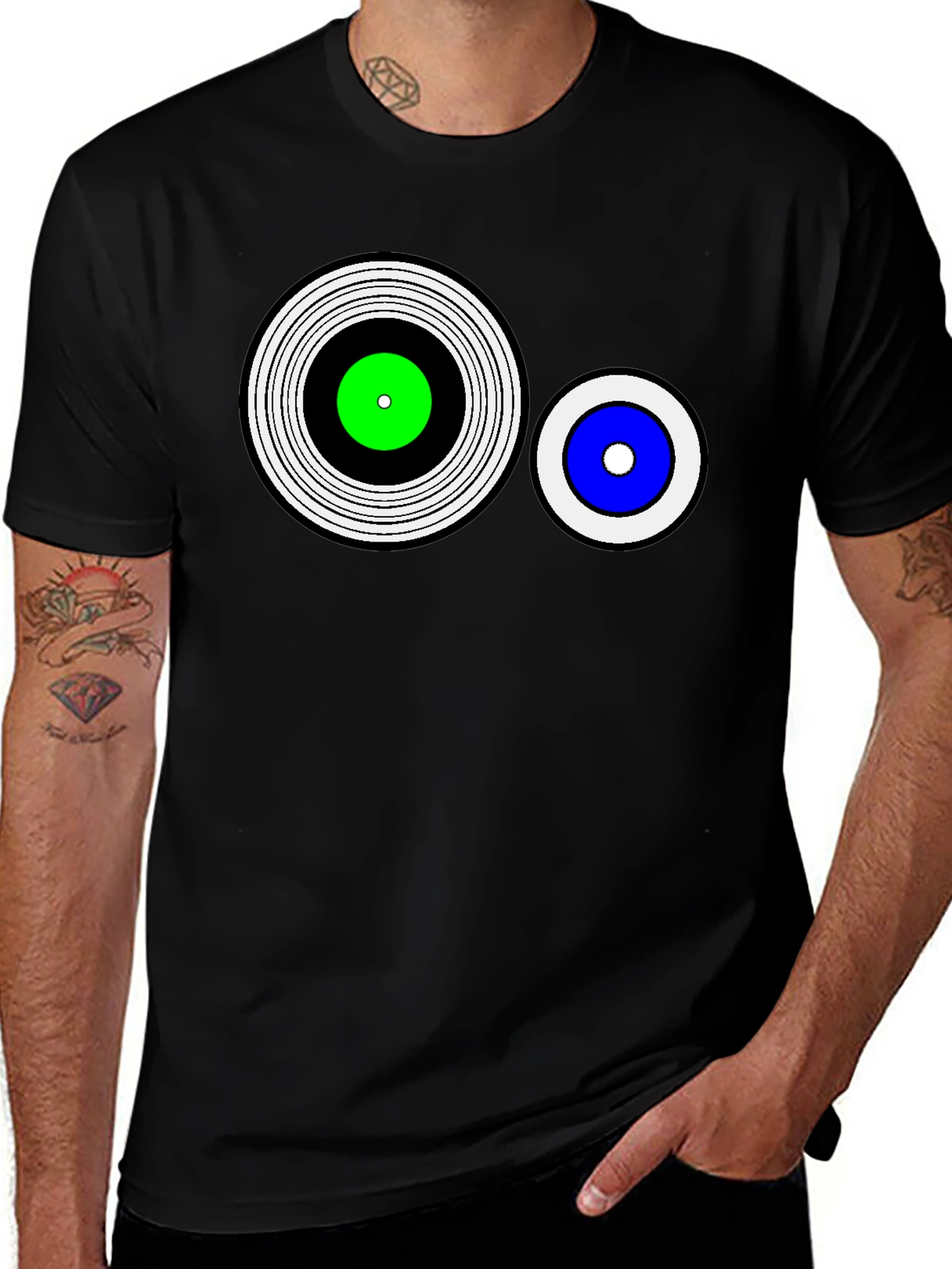 Abstract Eye Black T-Shirt