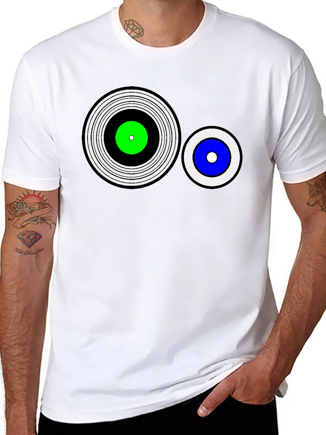 Abstract Eye Black T-Shirt