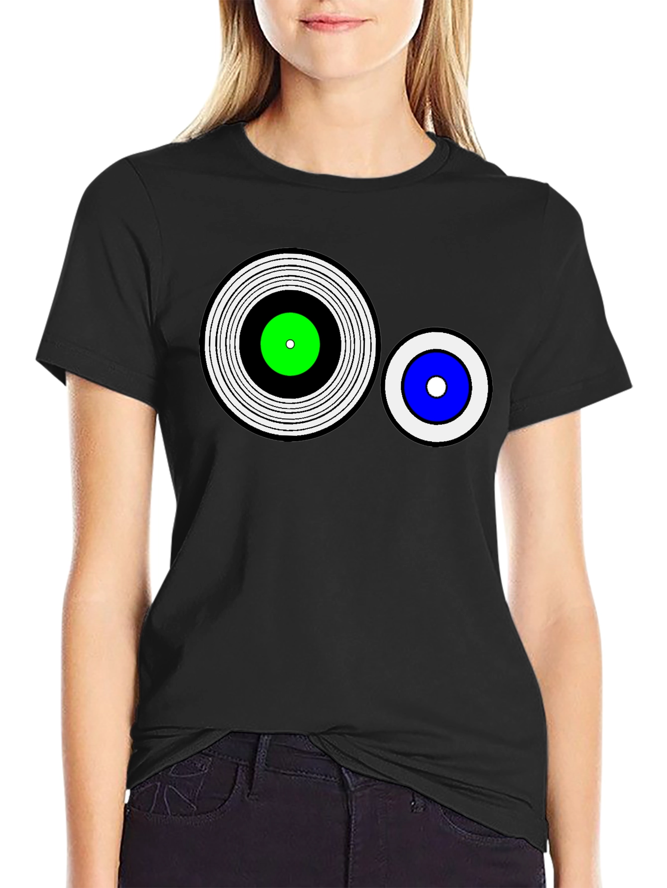 Abstract Eye Black T-Shirt