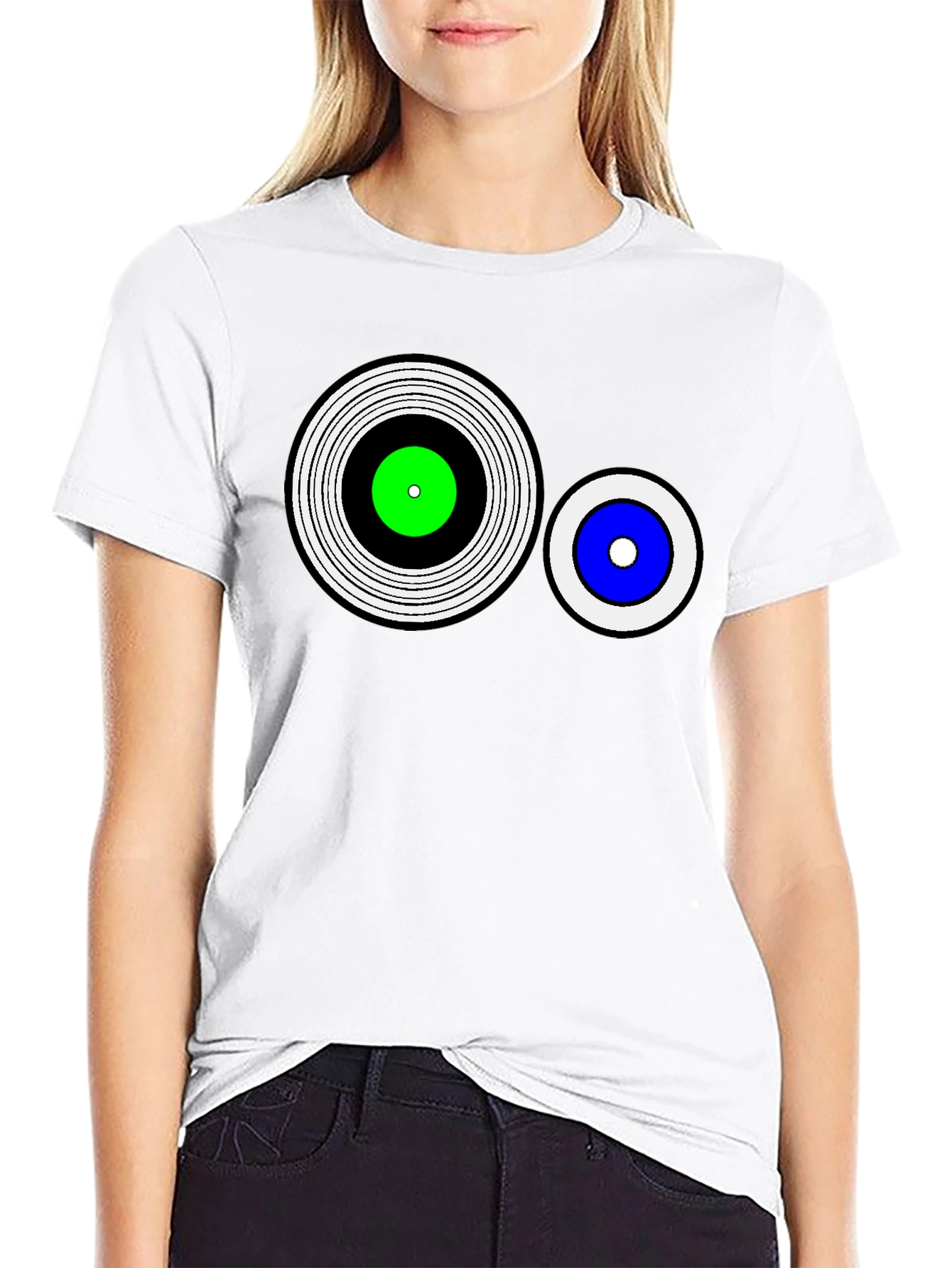 Abstract Eye Black T-Shirt