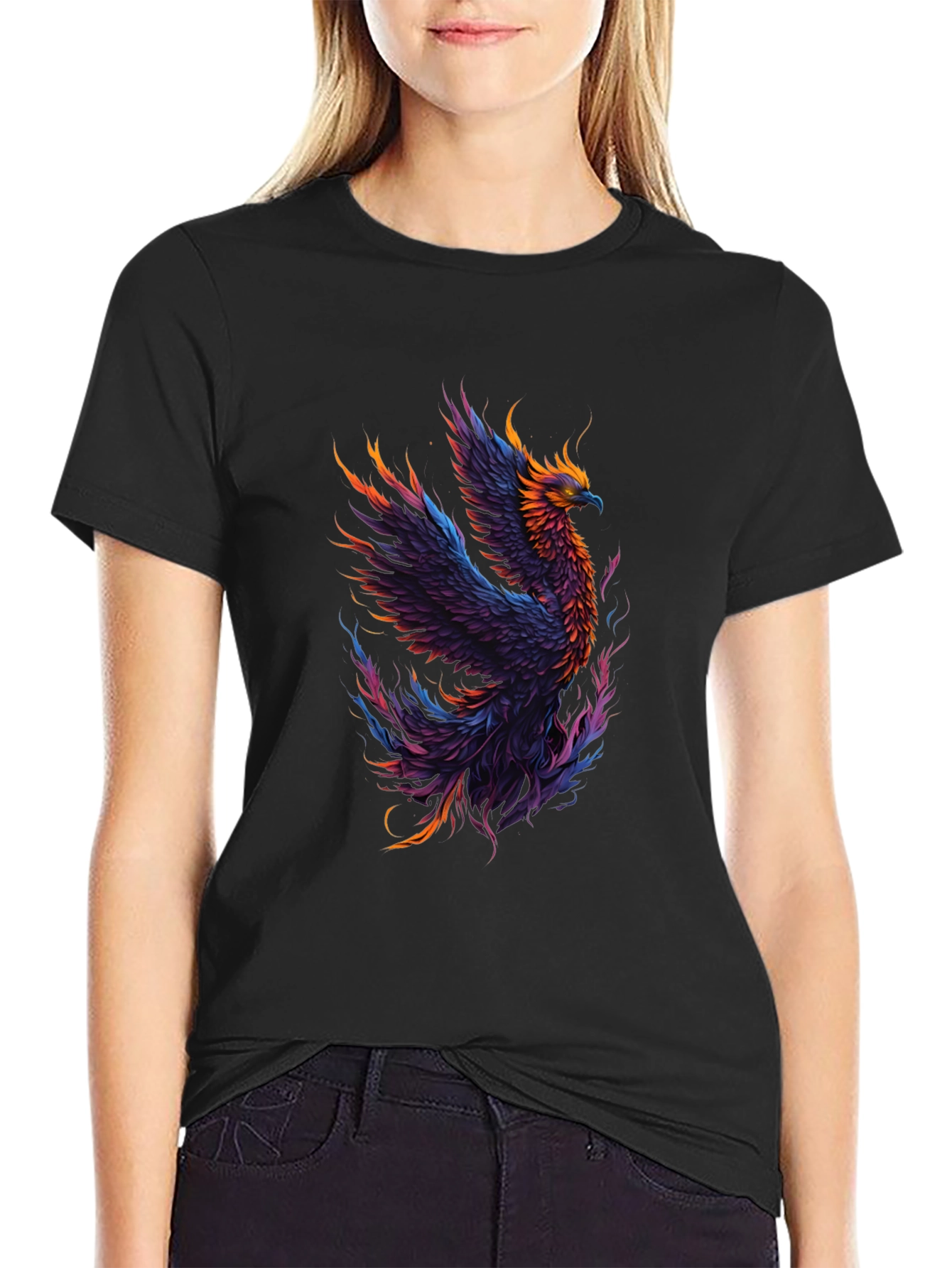 Phoenix Graphic Tee - Black
