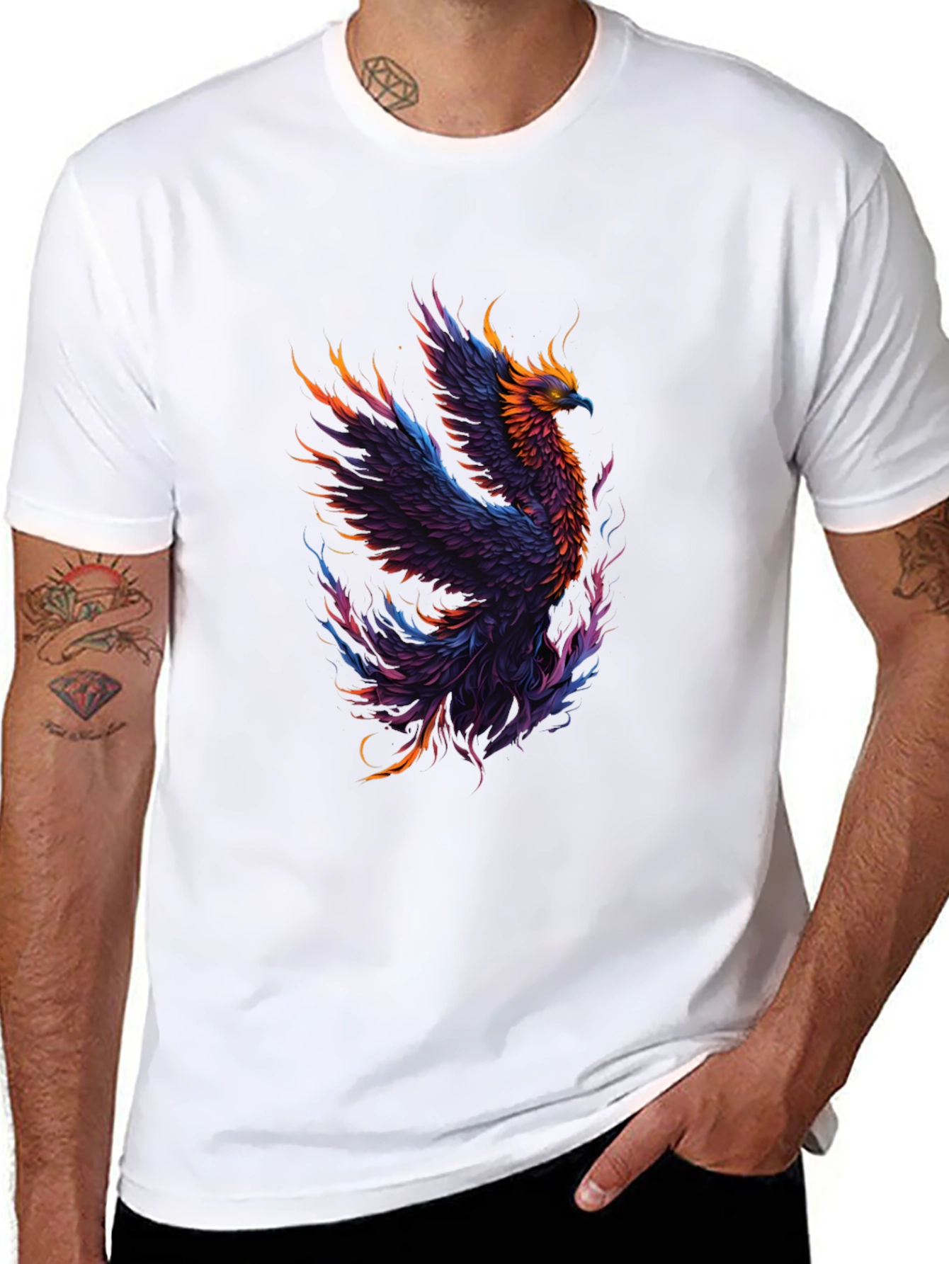 Phoenix Graphic Tee - Black