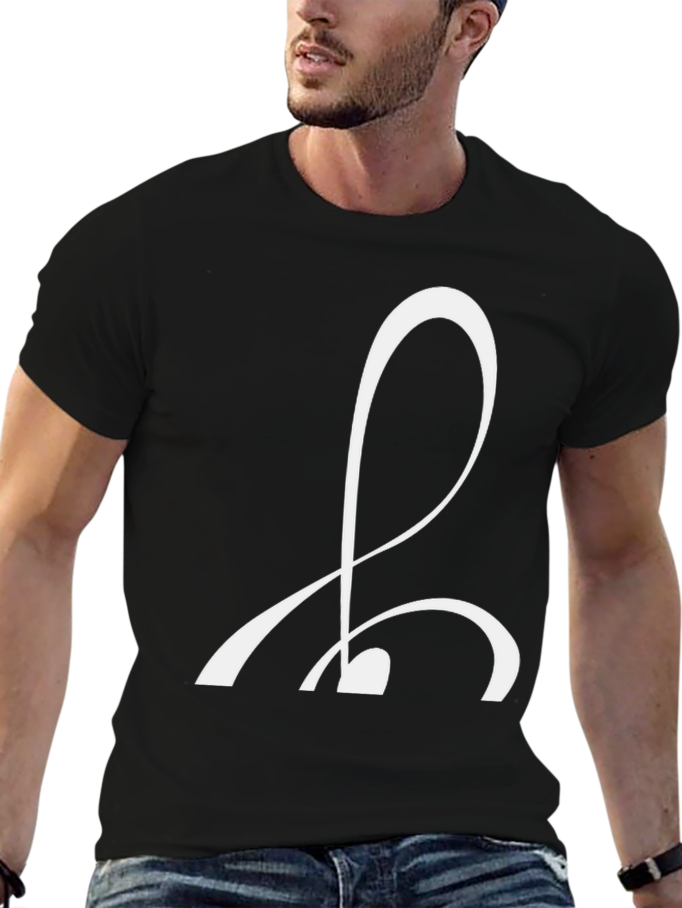 Modern Symbol Black T-Shirt
