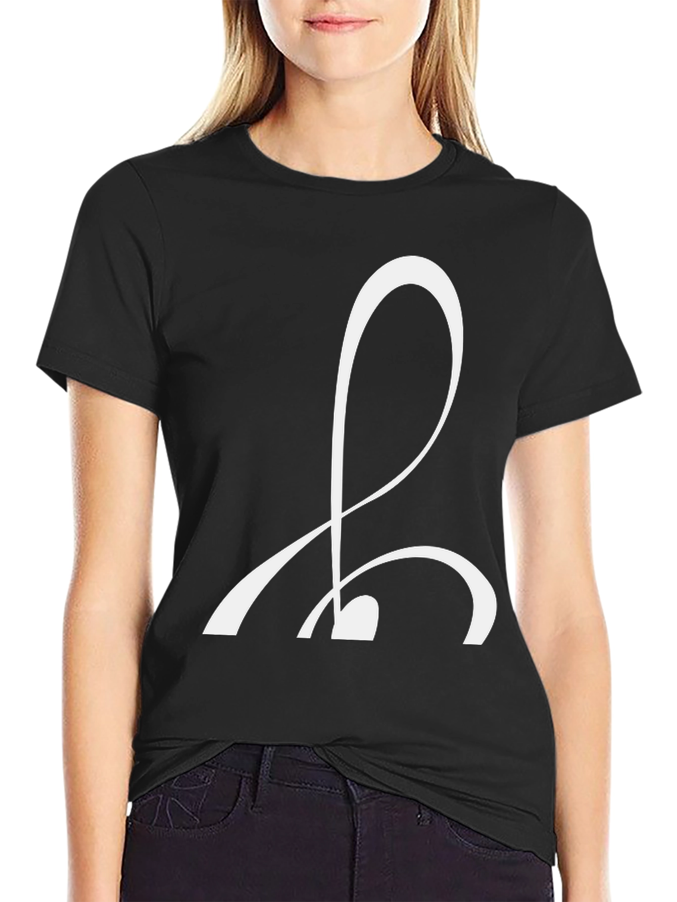 Modern Symbol Black T-Shirt