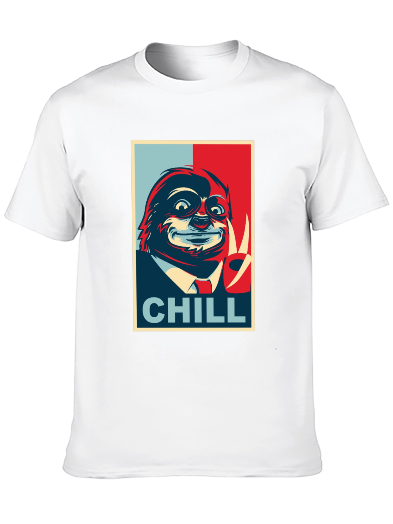 Chill Sloth Graphic Tee - Relaxed Vibe