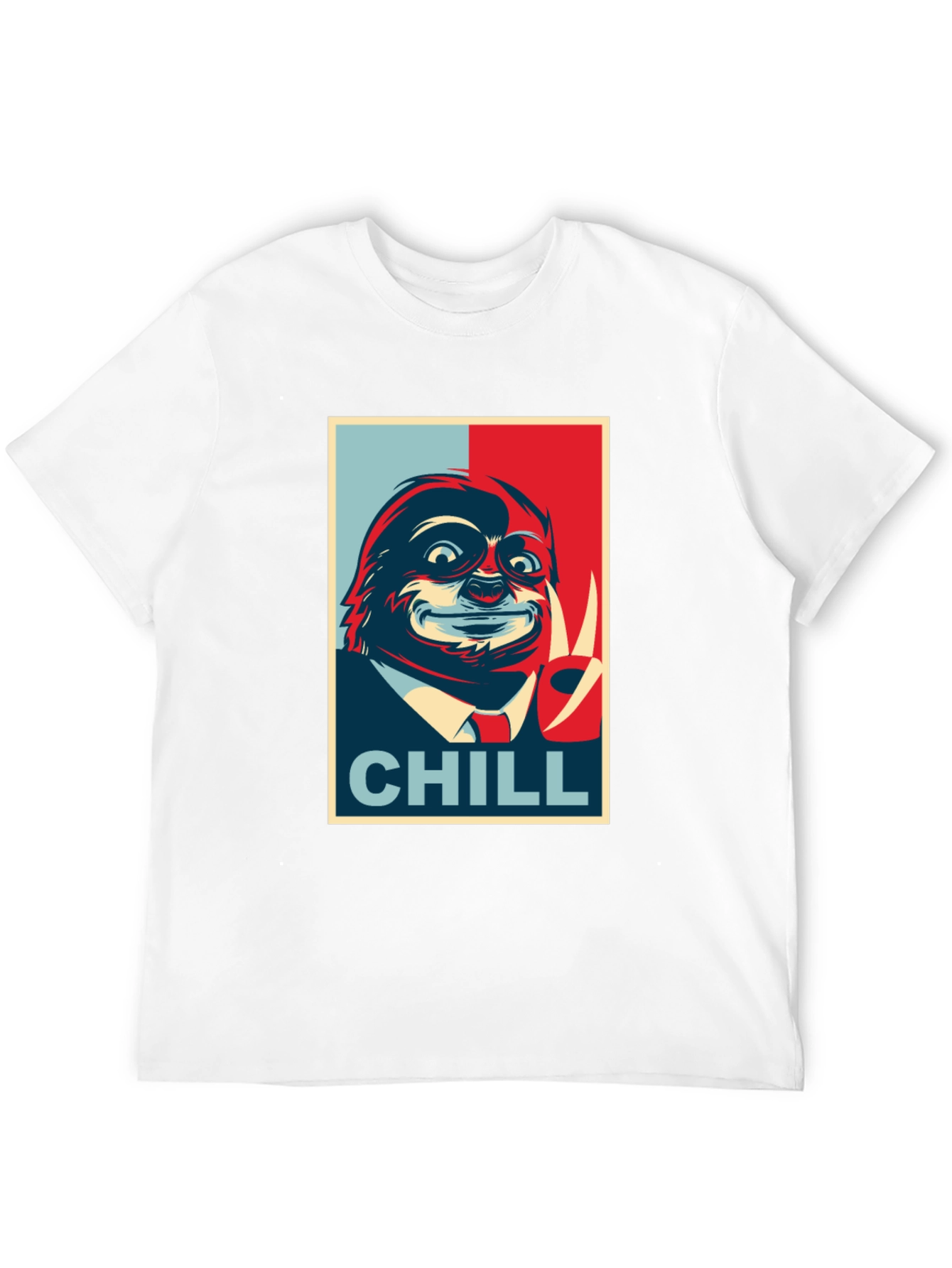 Chill Sloth Graphic Tee - Relaxed Vibe