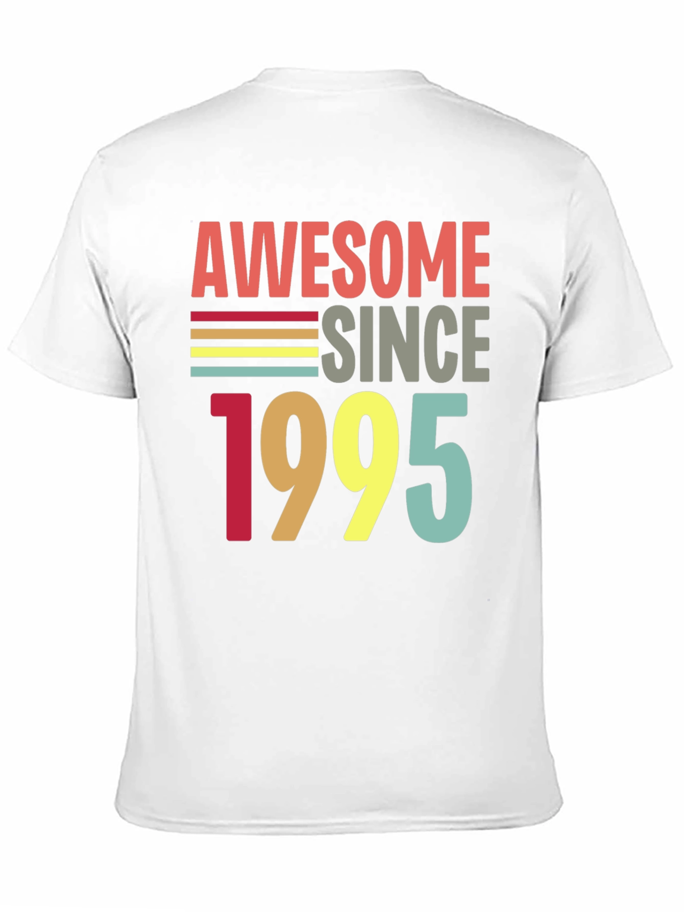 Awesome Since 1995 Black Graphic T-Shirt