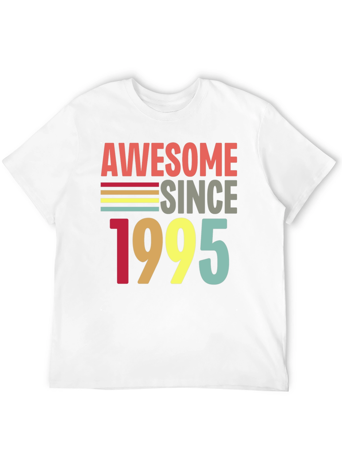 Awesome Since 1995 Black Graphic T-Shirt