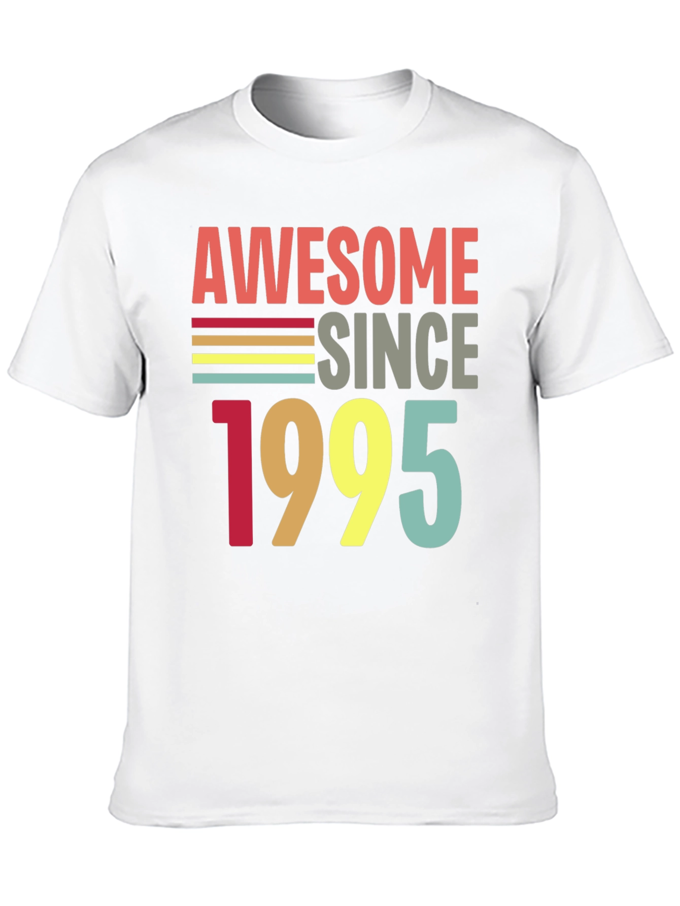 Awesome Since 1995 Black Graphic T-Shirt