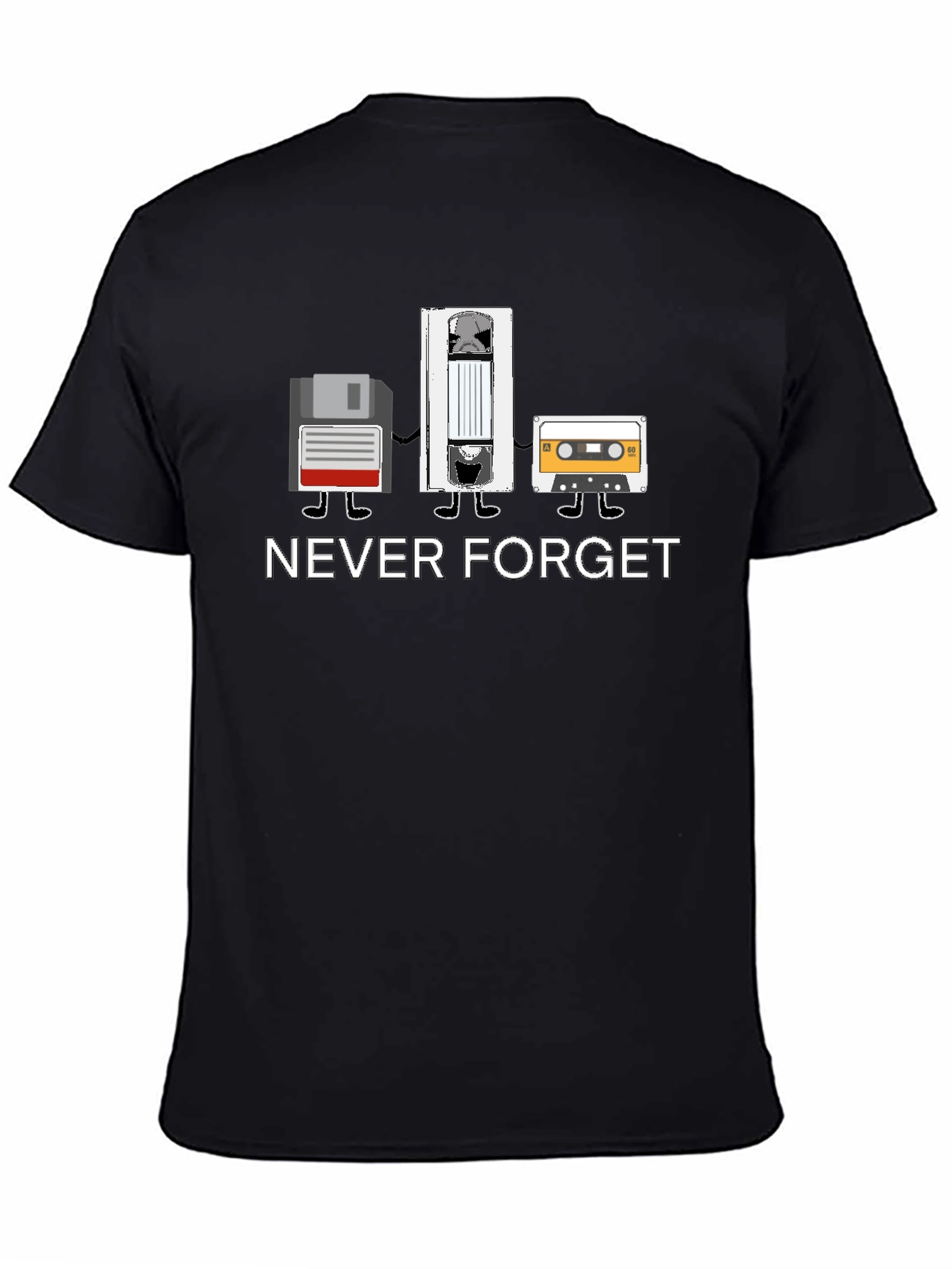 Retro Media T-Shirt - Never Forget Tech