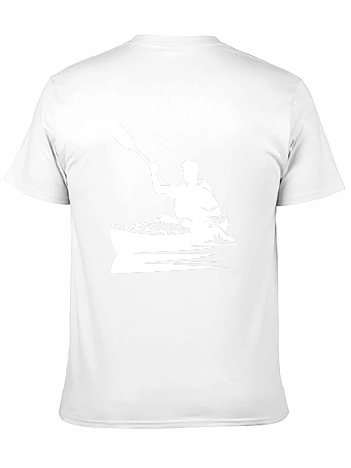 Kayaking T-Shirt: Paddler in Boat Graphic Tee