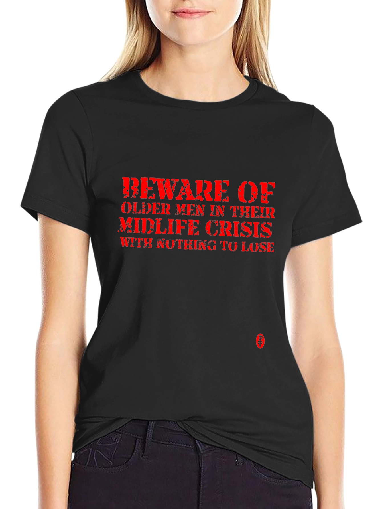 Beware Midlife Crisis Tee - Funny Graphic T-Shirt