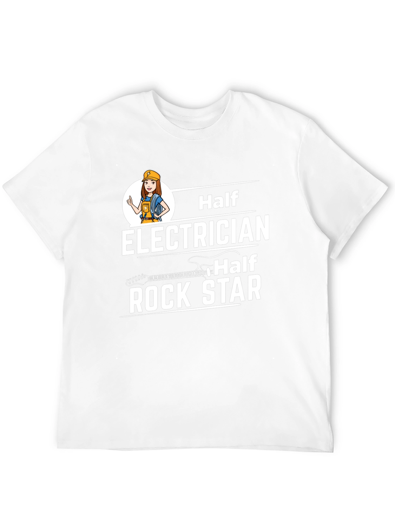 Half Electrician Half Rock Star T-Shirt
