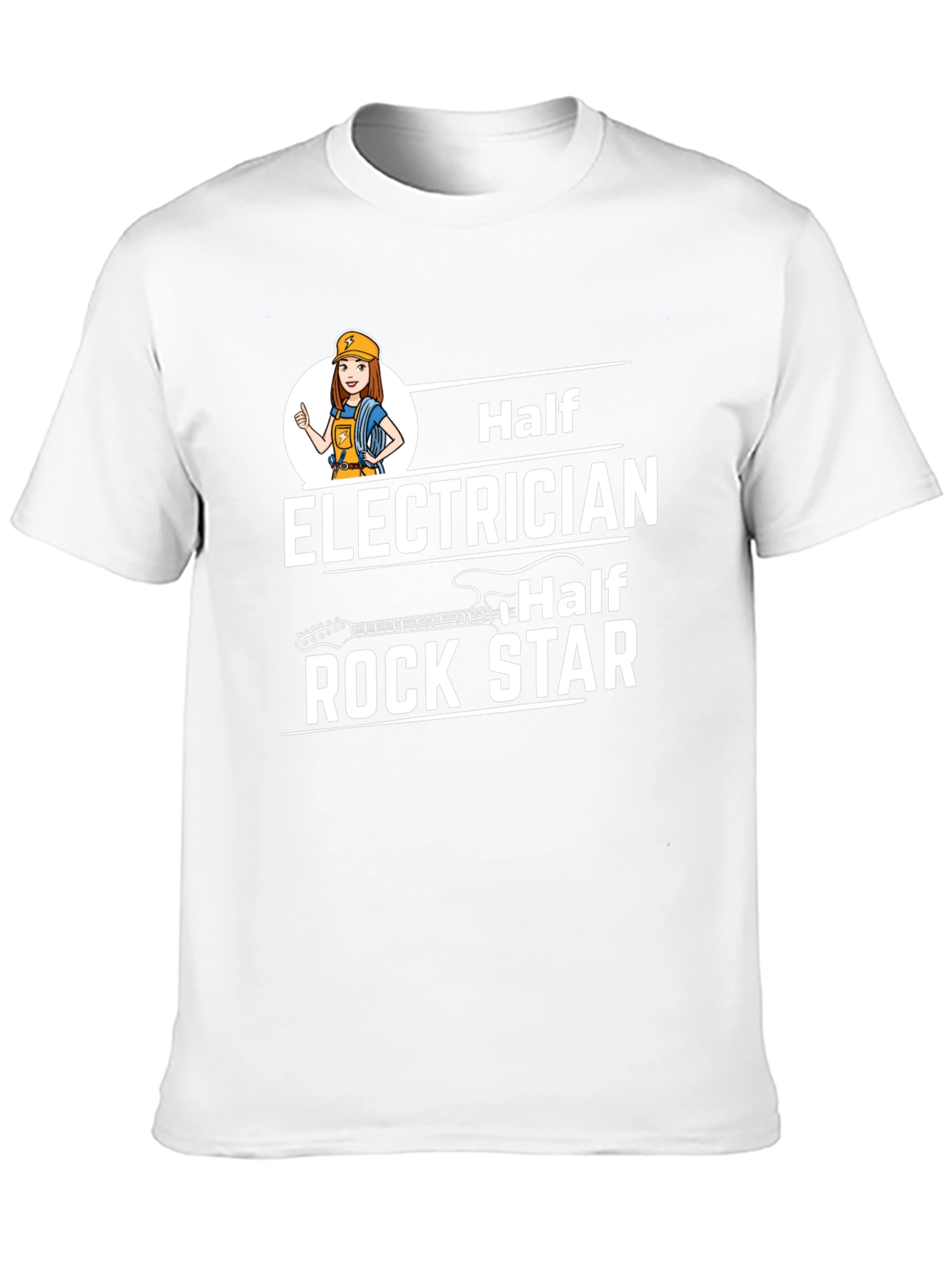 Half Electrician Half Rock Star T-Shirt