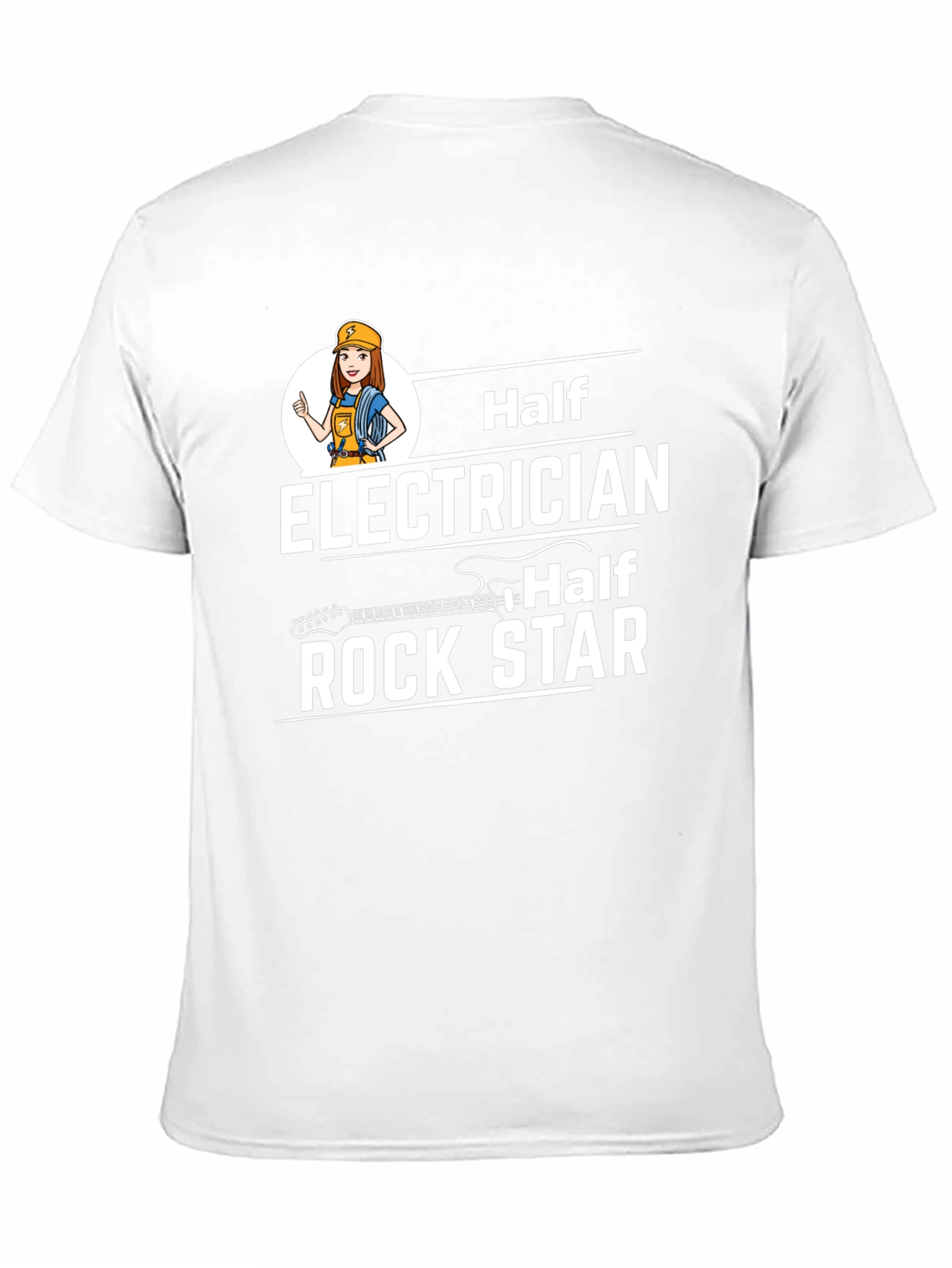 Half Electrician Half Rock Star T-Shirt