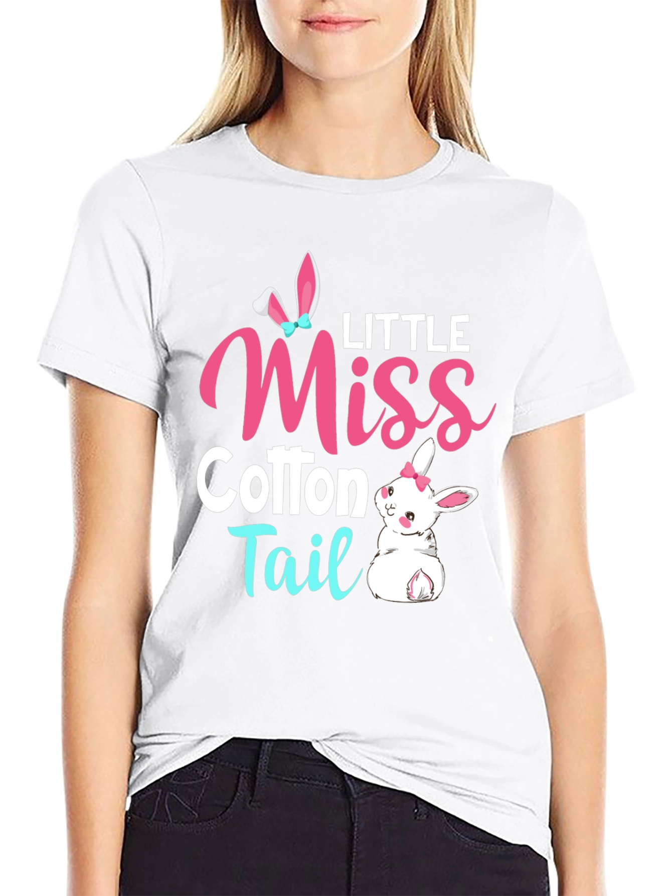Little Miss Cottontail Easter T-Shirt