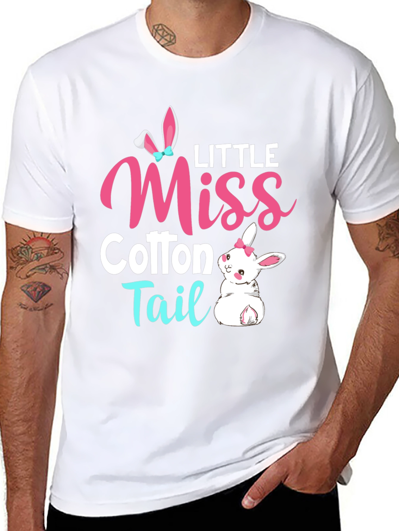 Little Miss Cottontail Easter T-Shirt