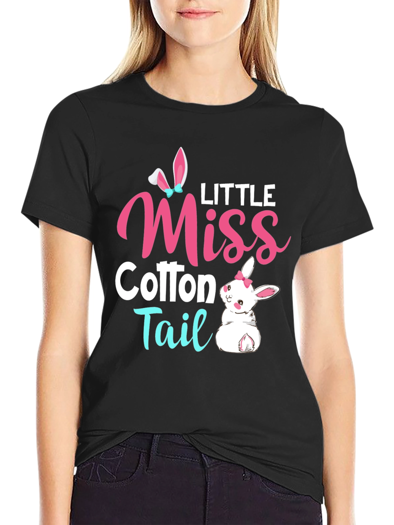 Little Miss Cottontail Easter T-Shirt