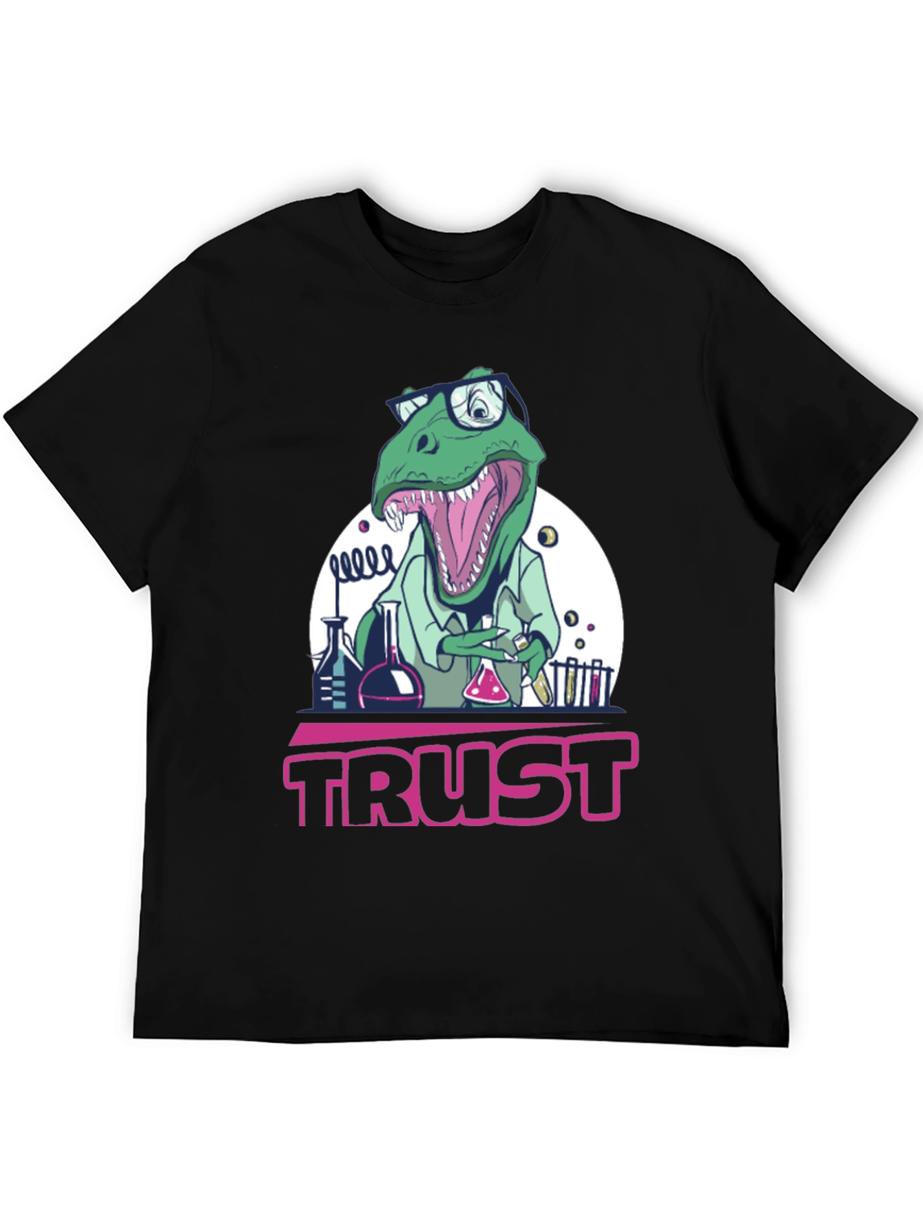 Trust Dinosaur Scientist Graphic Tee