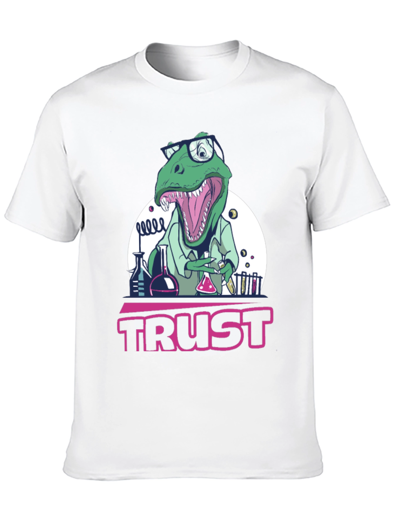 Trust Dinosaur Scientist Graphic Tee