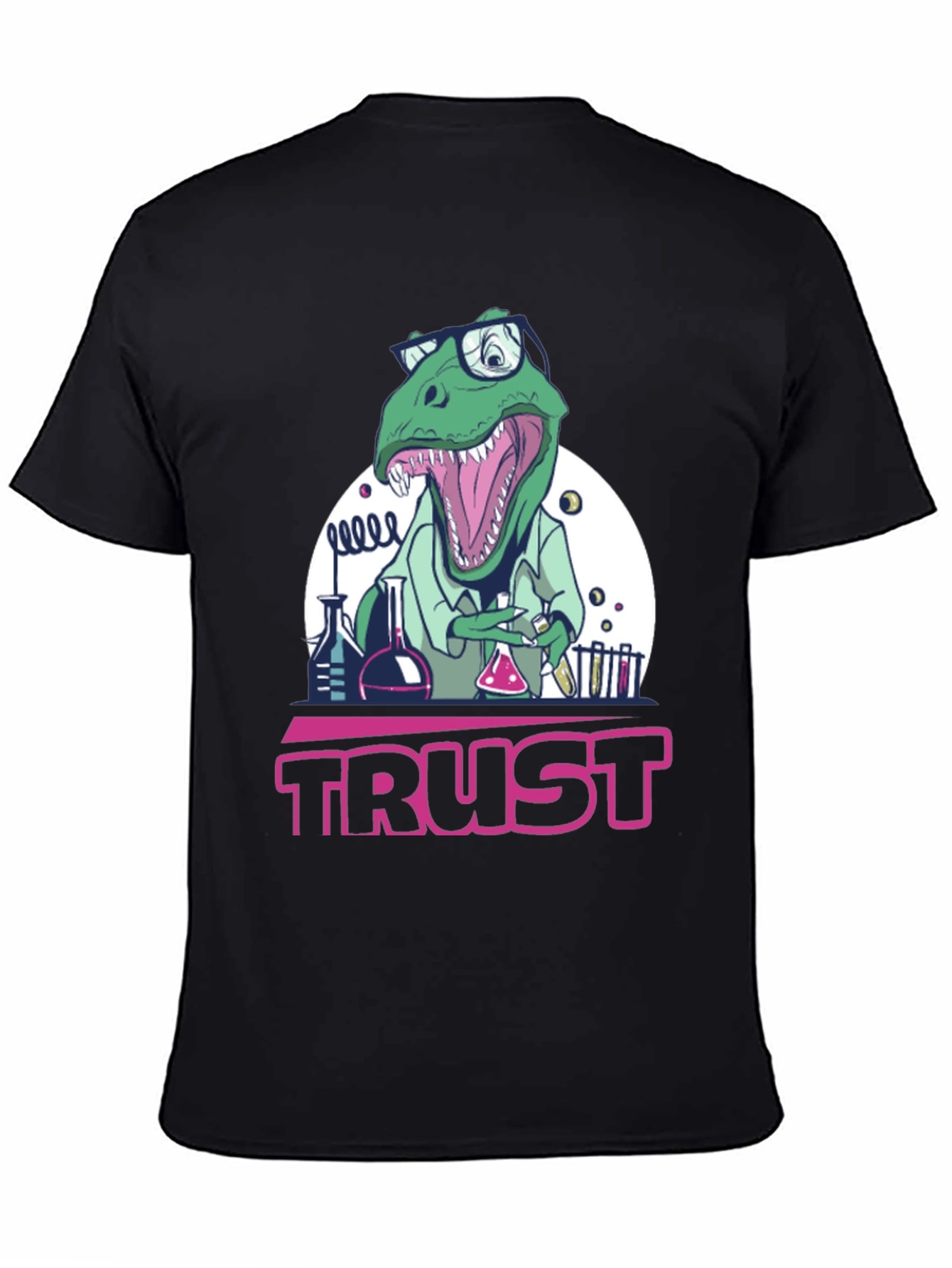 Trust Dinosaur Scientist Graphic Tee