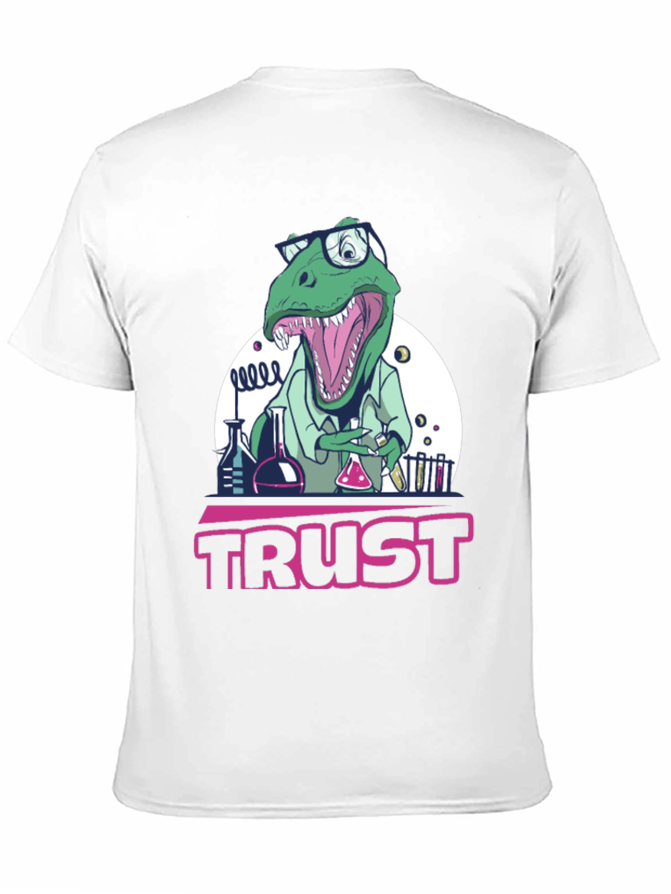 Trust Dinosaur Scientist Graphic Tee