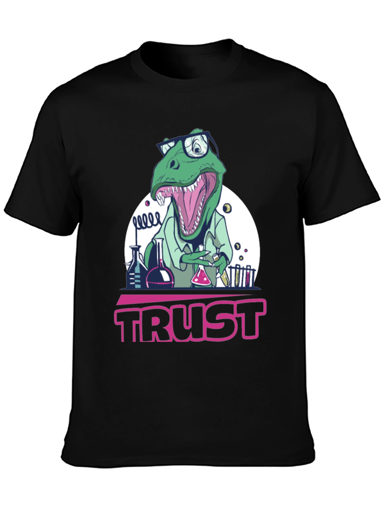Trust Dinosaur Scientist Graphic Tee