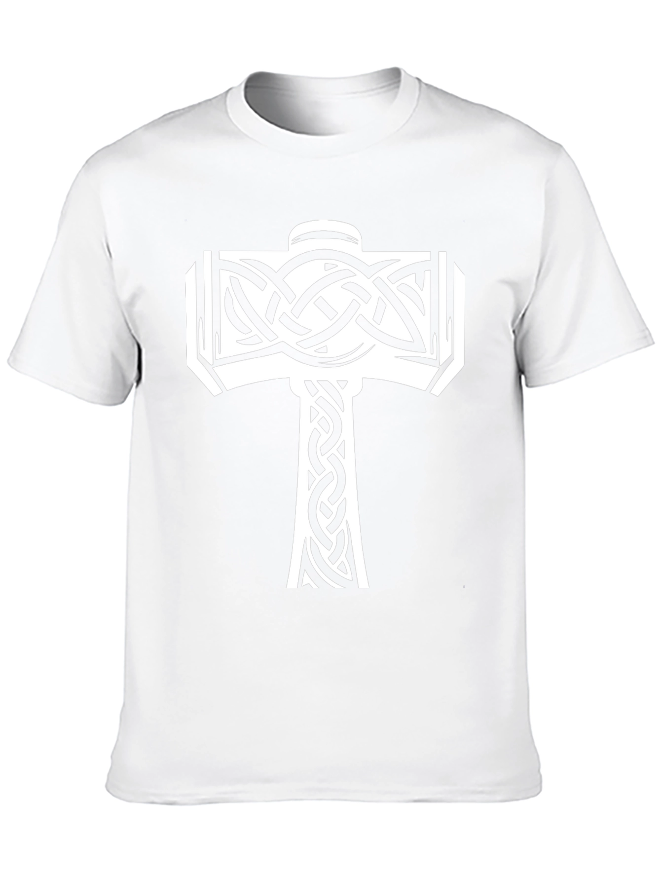 Norse Mjolnir Graphic Tee - Black