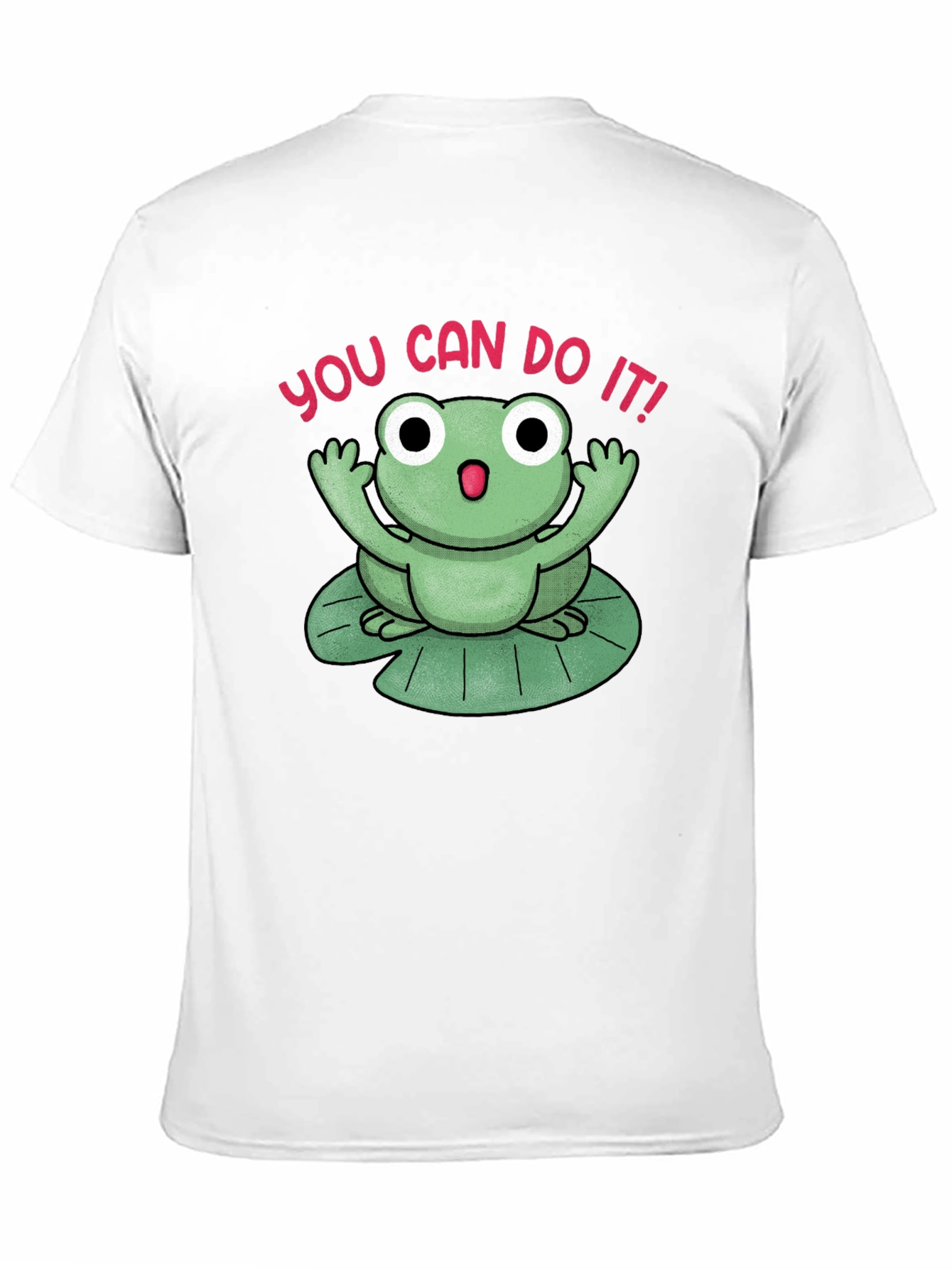 Motivational Frog T-Shirt - You Can Do It!