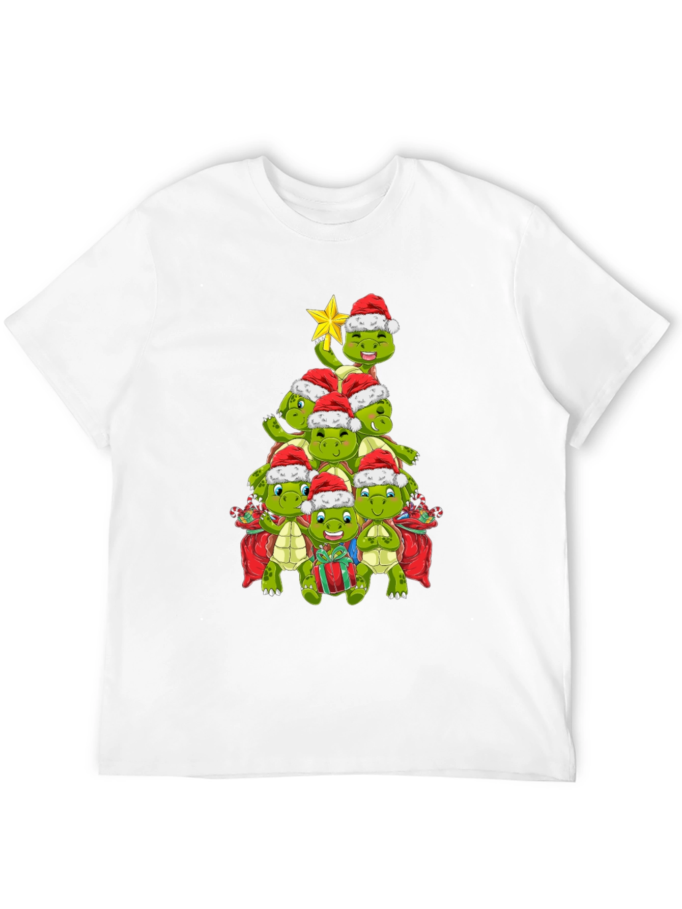 Christmas Turtle Tree Shirt