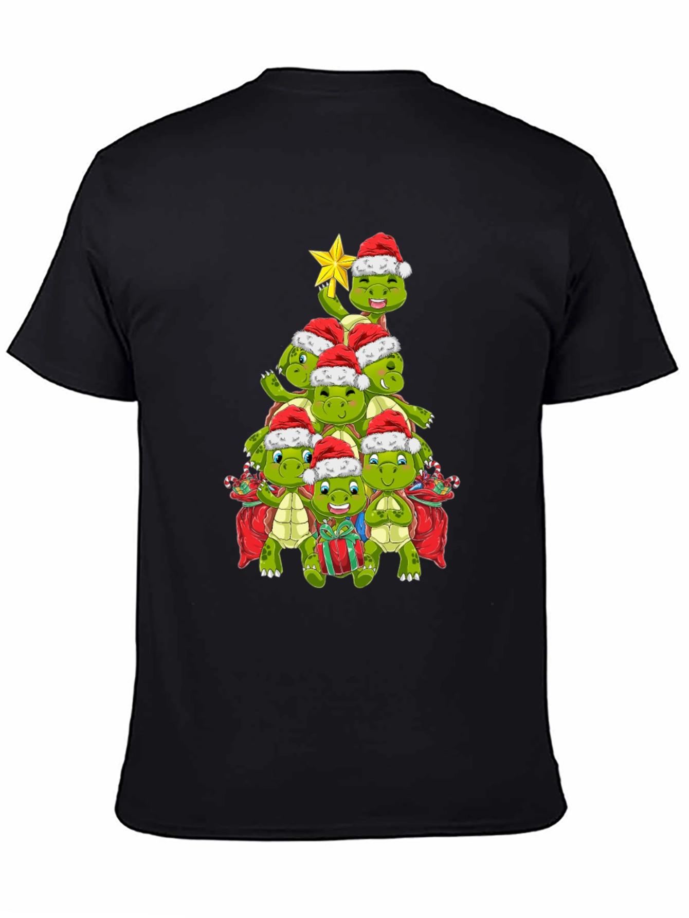 Christmas Turtle Tree Shirt