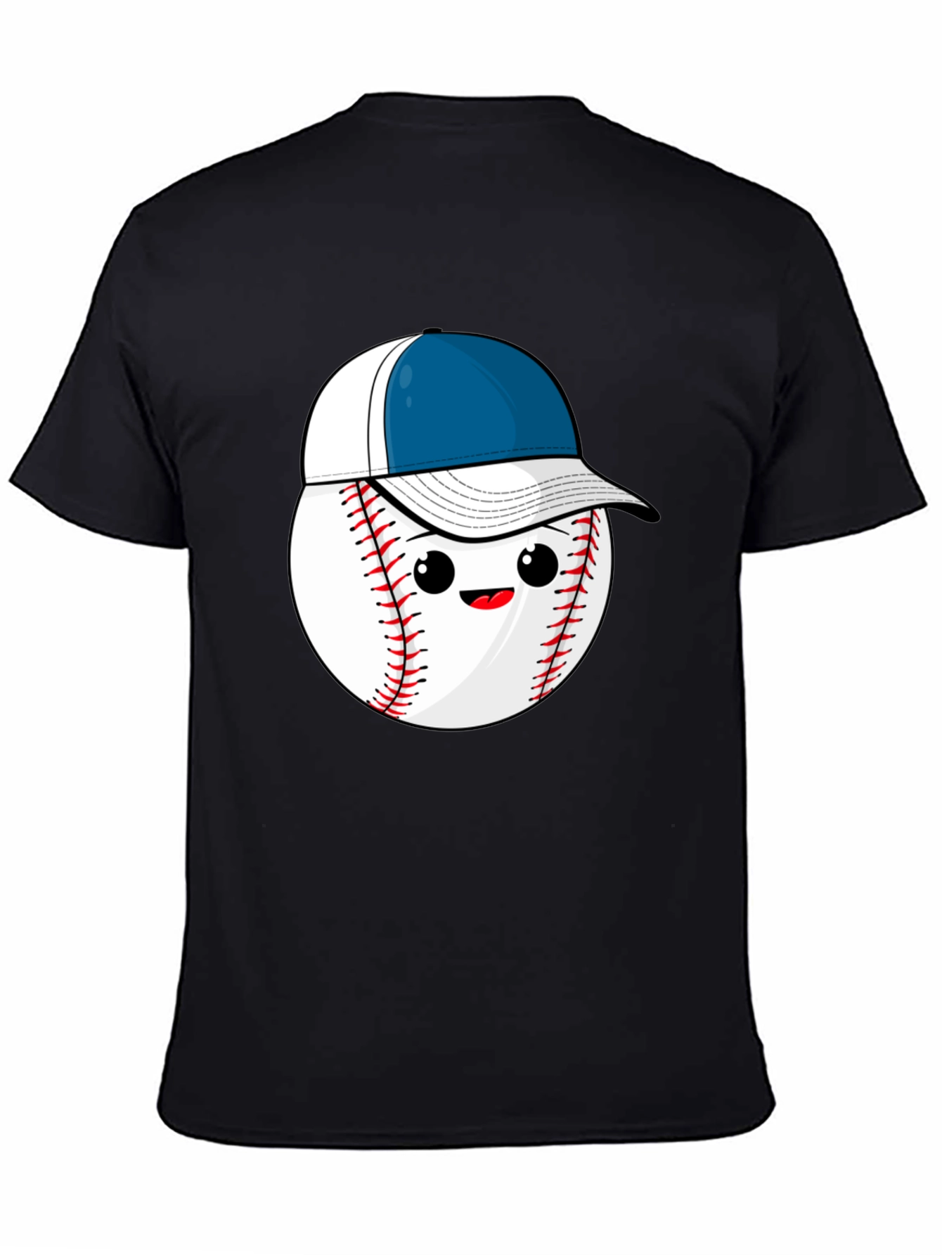 Baseball with Hat Graphic Tee