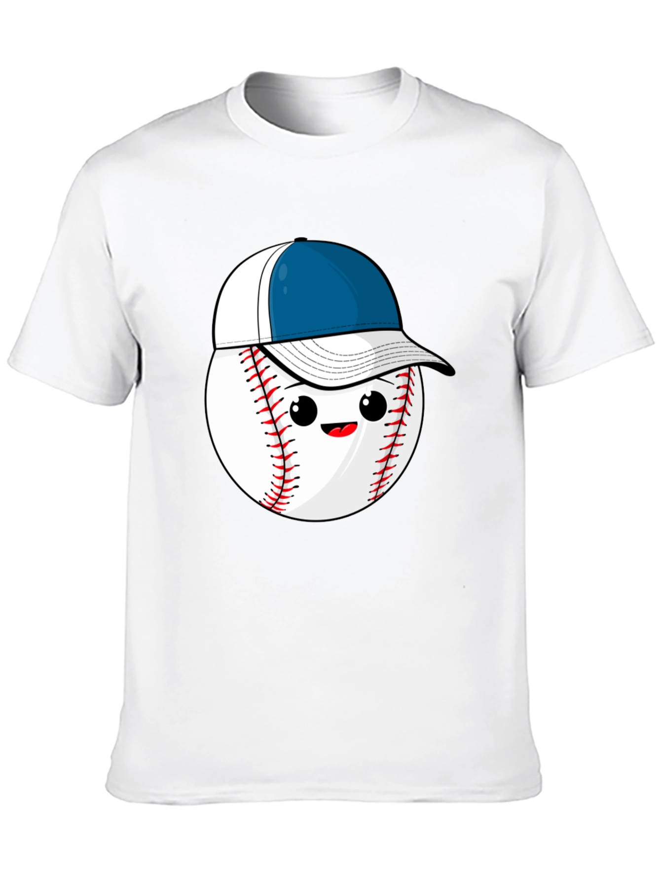 Baseball with Hat Graphic Tee