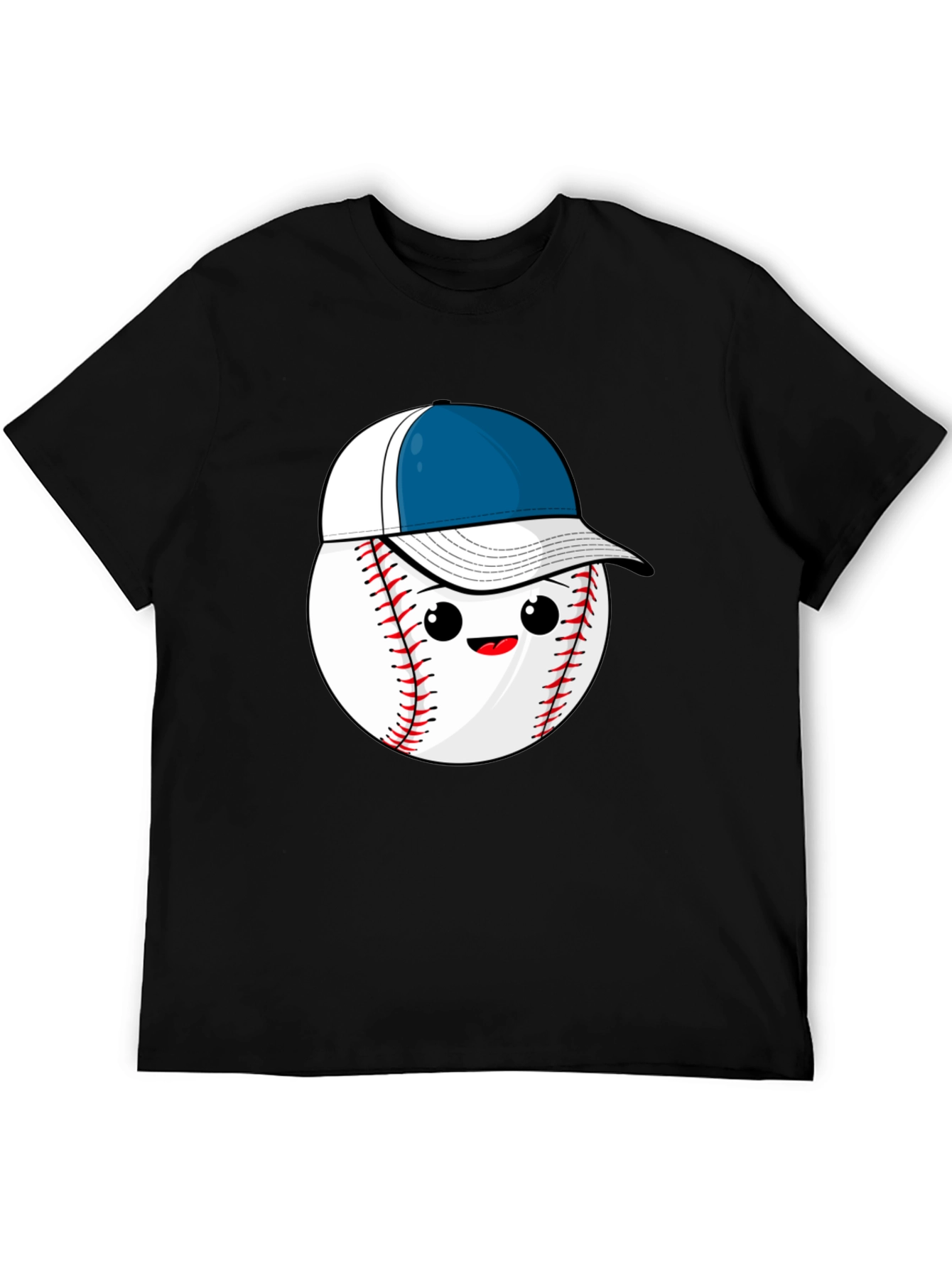 Baseball with Hat Graphic Tee