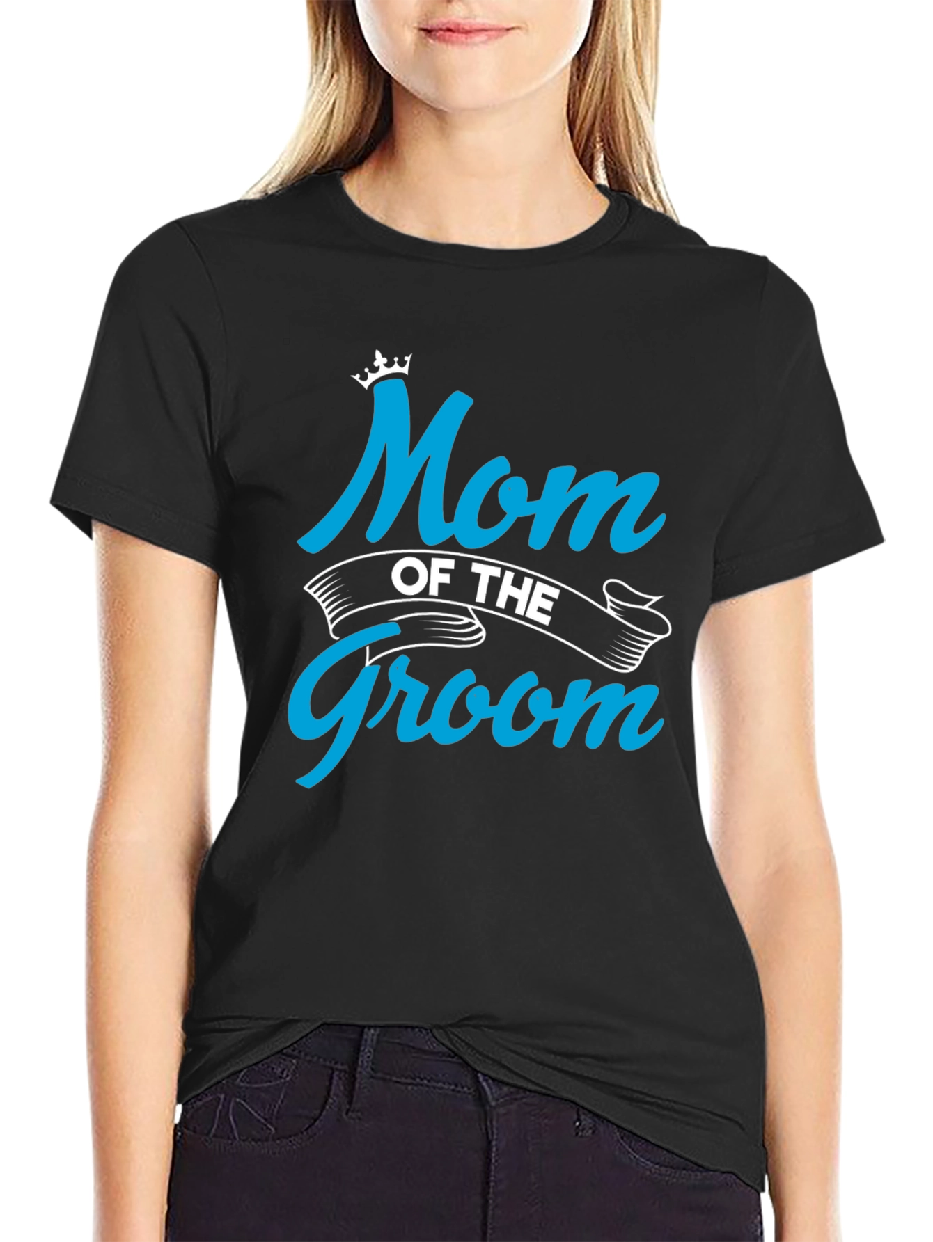 Mom of the Groom Crewneck T-shirt