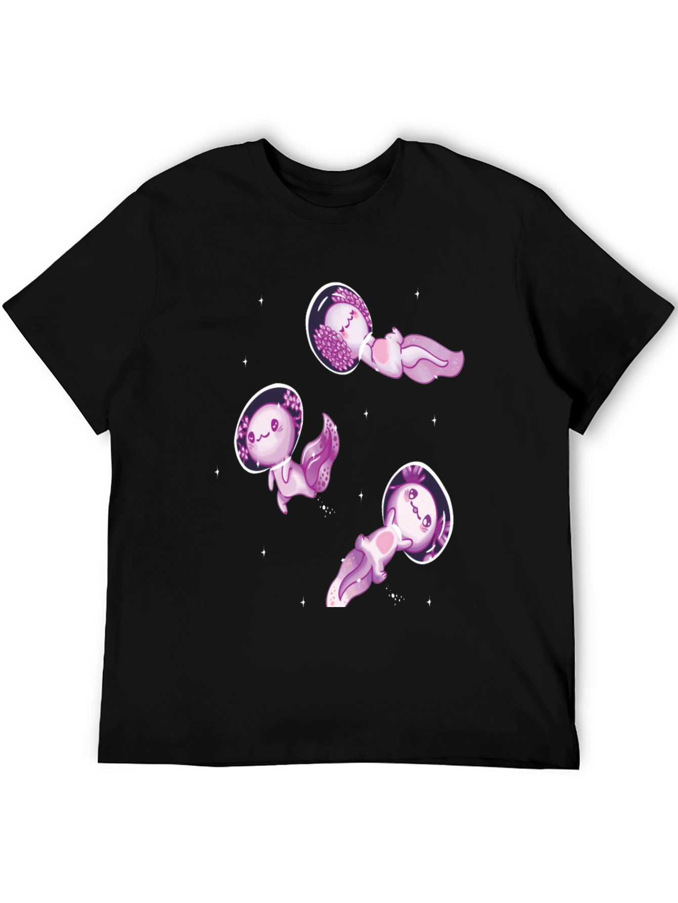 Axolotl Astronauts Graphic T-Shirt