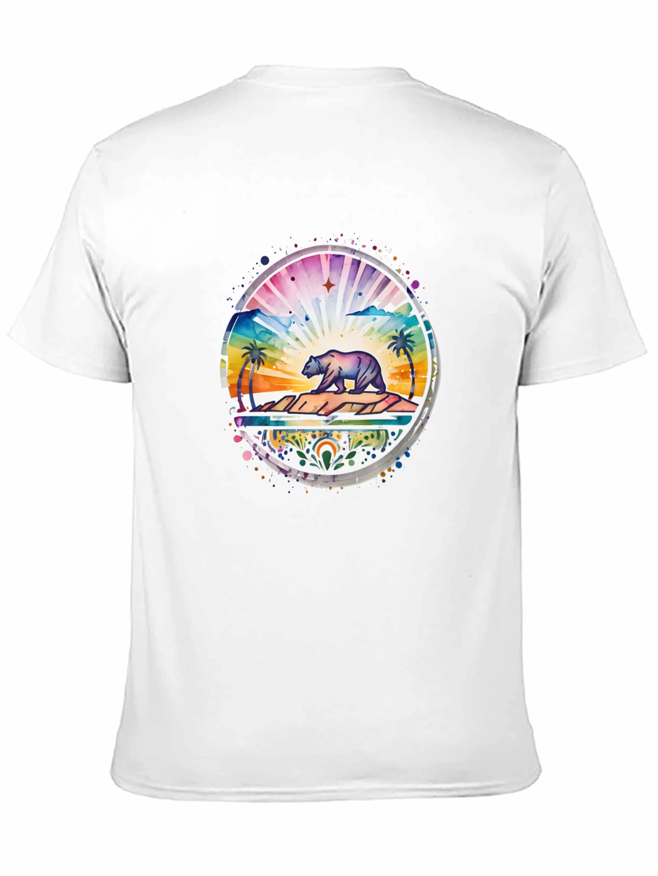 California Bear Landscape Graphic Tee
