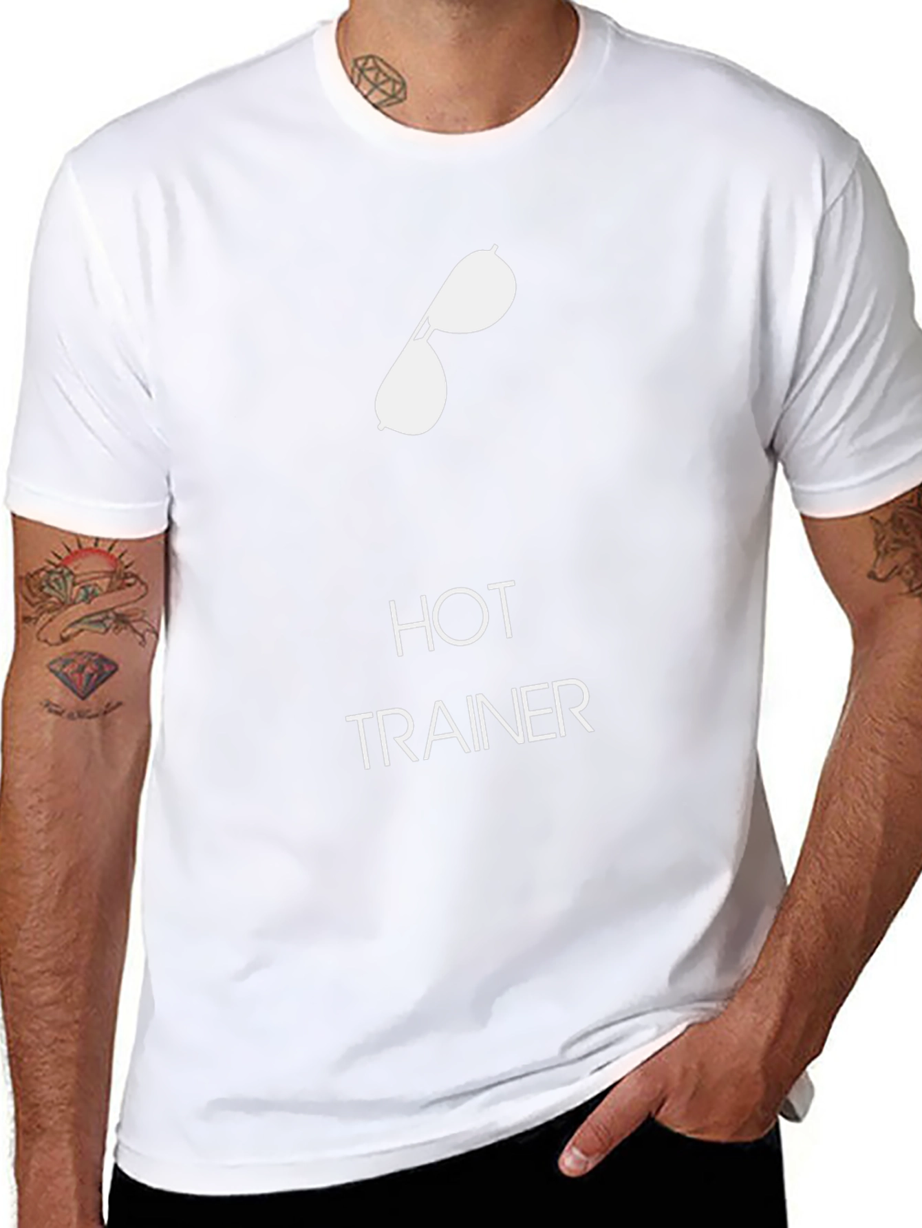 Hot Trainer Graphic T-Shirt - Stylish Fitness Apparel