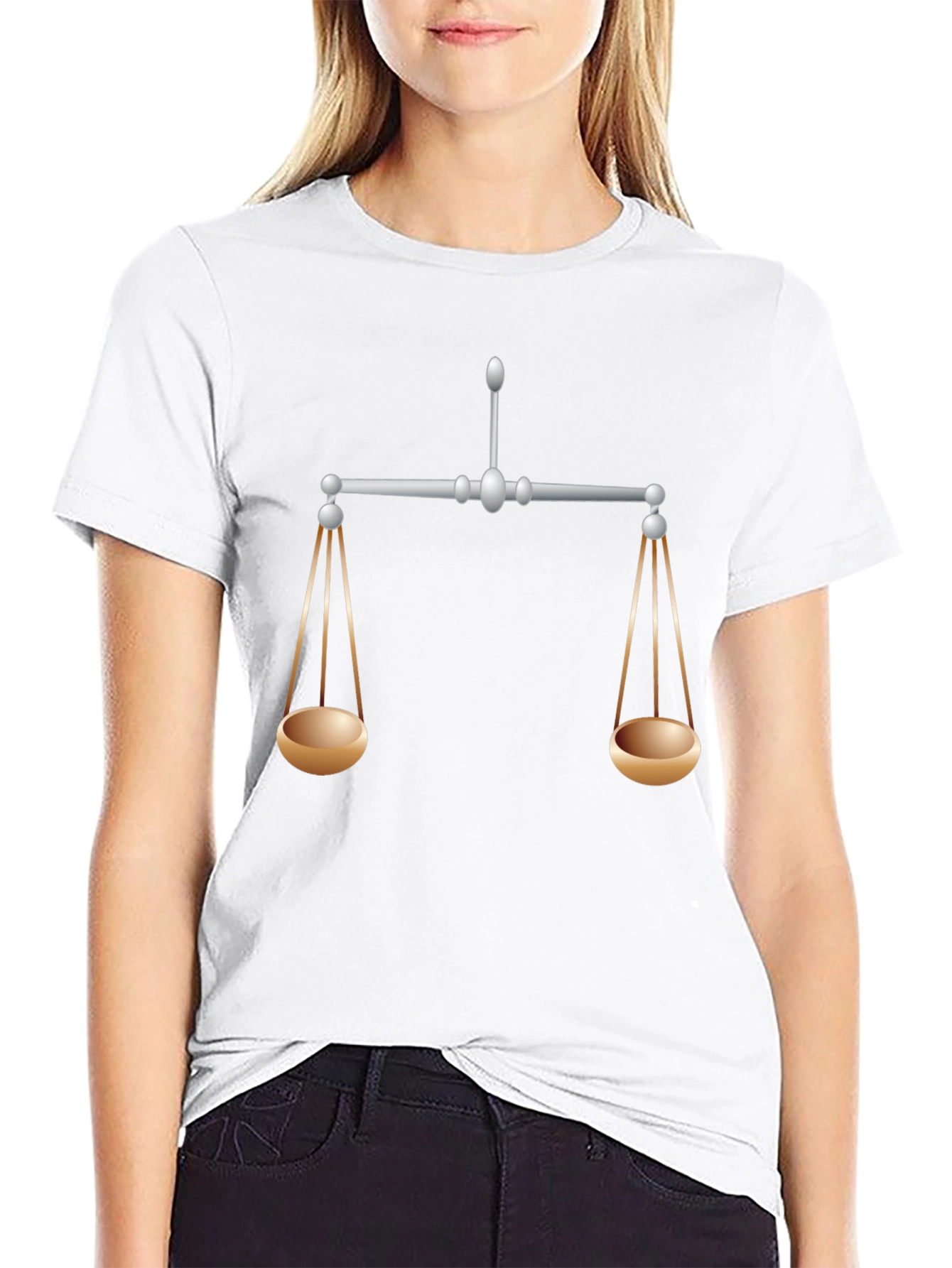 Scales of Justice Graphic Tee - Balance & Fairness