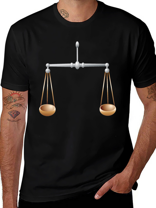 Scales of Justice Graphic Tee - Balance & Fairness