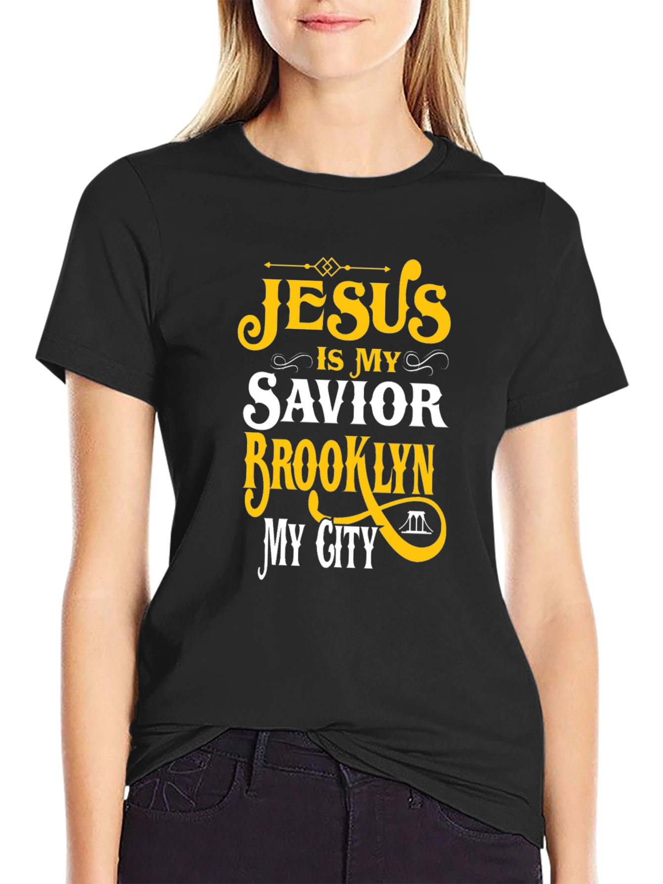 Jesus Is My Savior Brooklyn My City T-Shirt