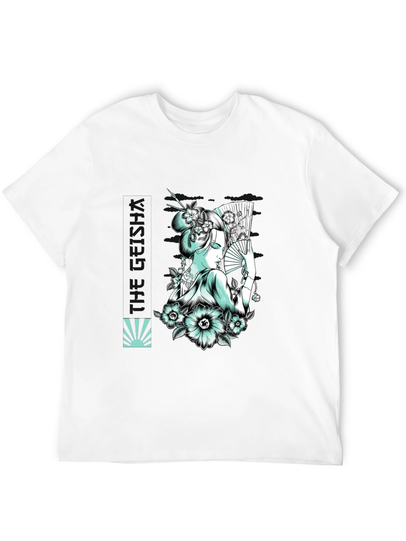 Geisha Art Graphic Tee - Stylish Unisex T-Shirt