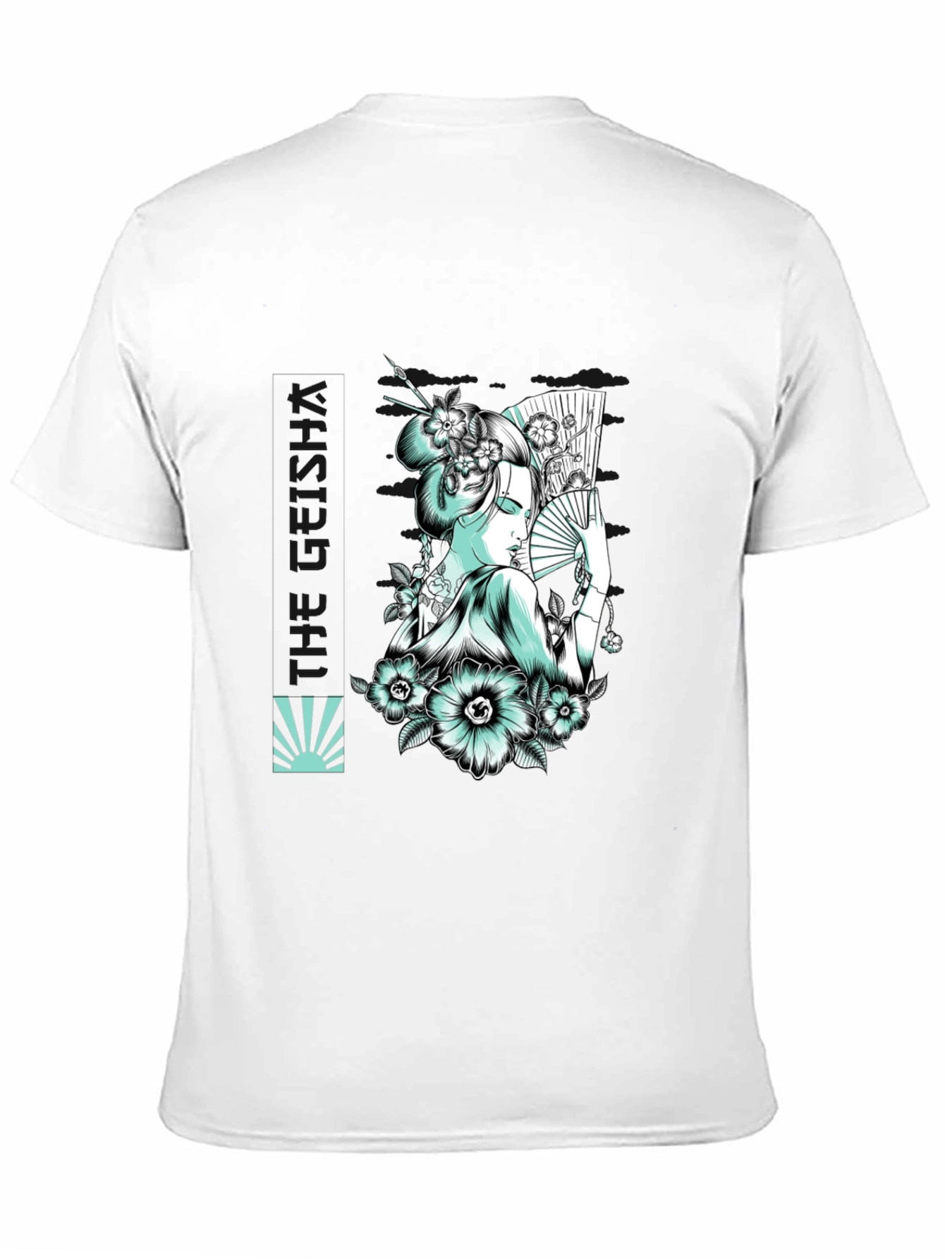 Geisha Art Graphic Tee - Stylish Unisex T-Shirt