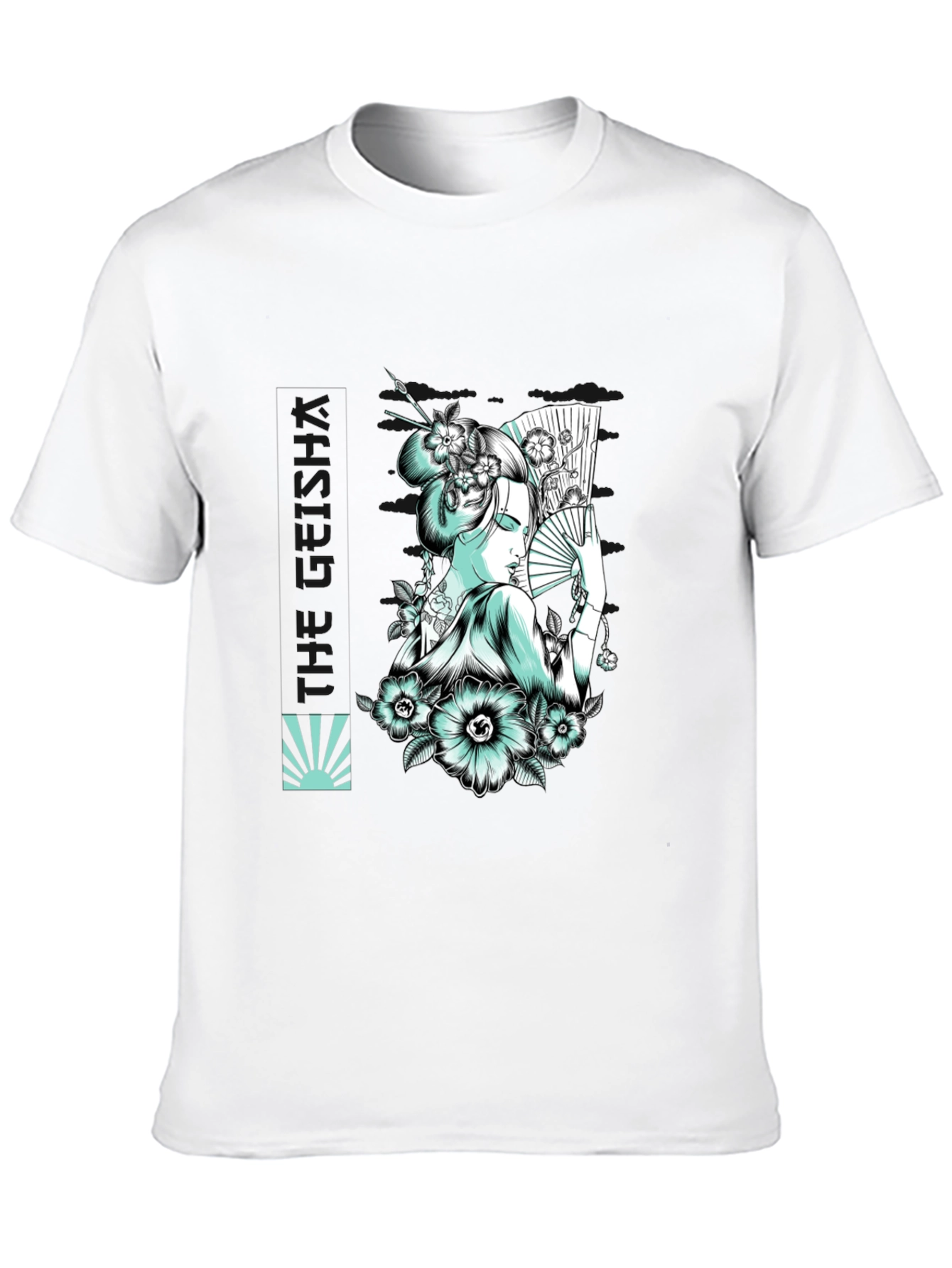 Geisha Art Graphic Tee - Stylish Unisex T-Shirt