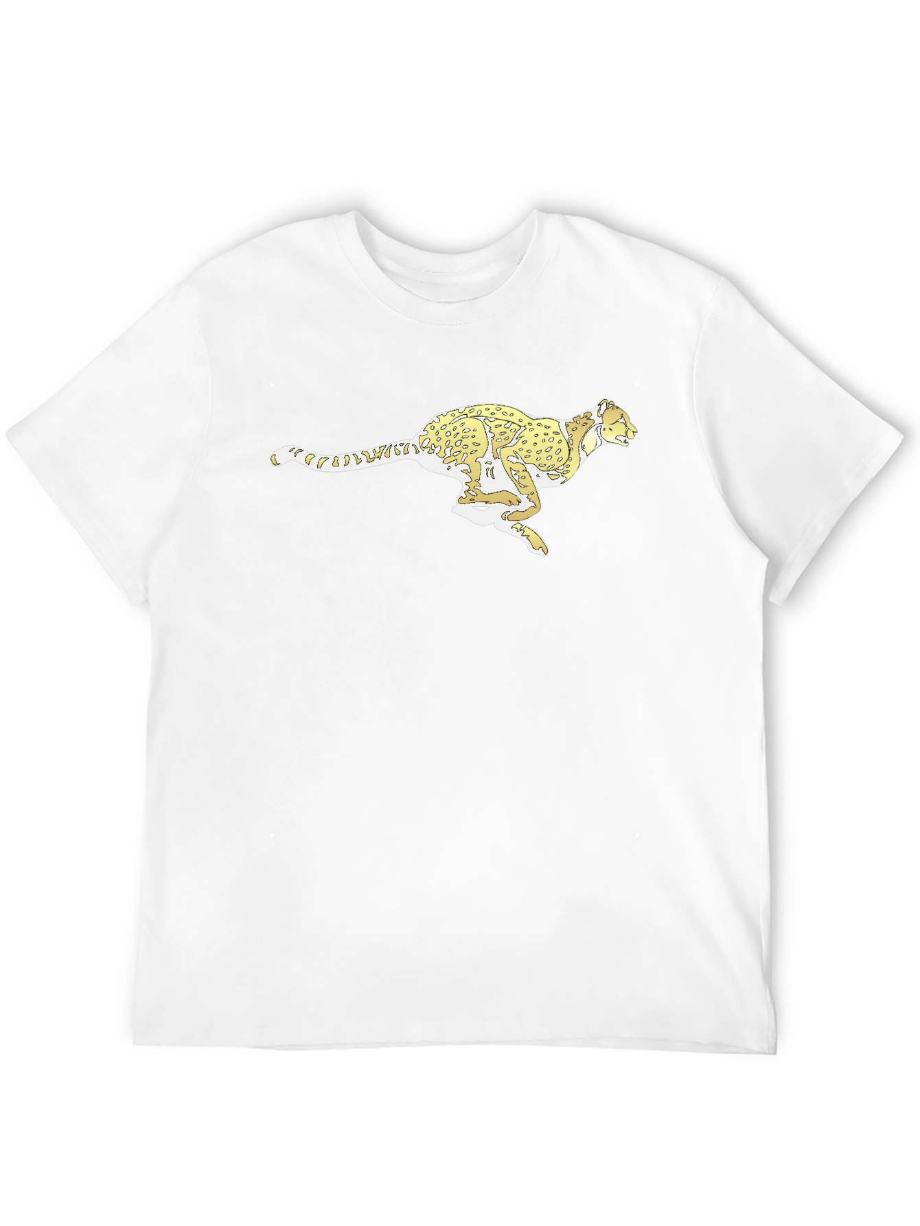 Cheetah Print Black T-Shirt