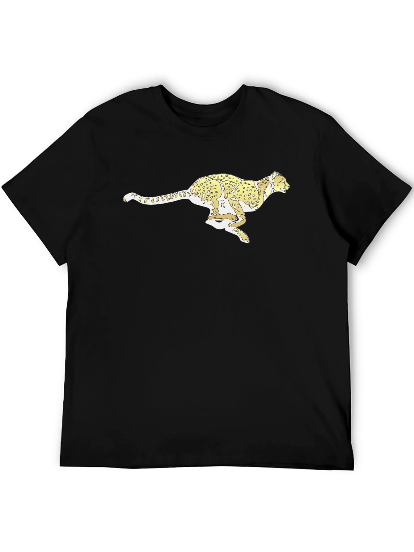 Cheetah Print Black T-Shirt