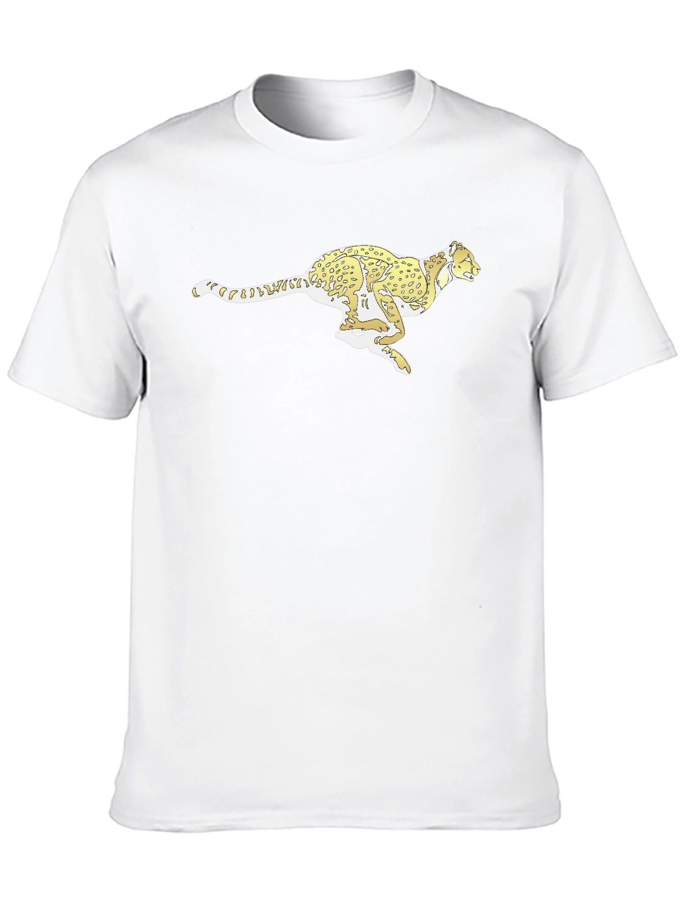 Cheetah Print Black T-Shirt